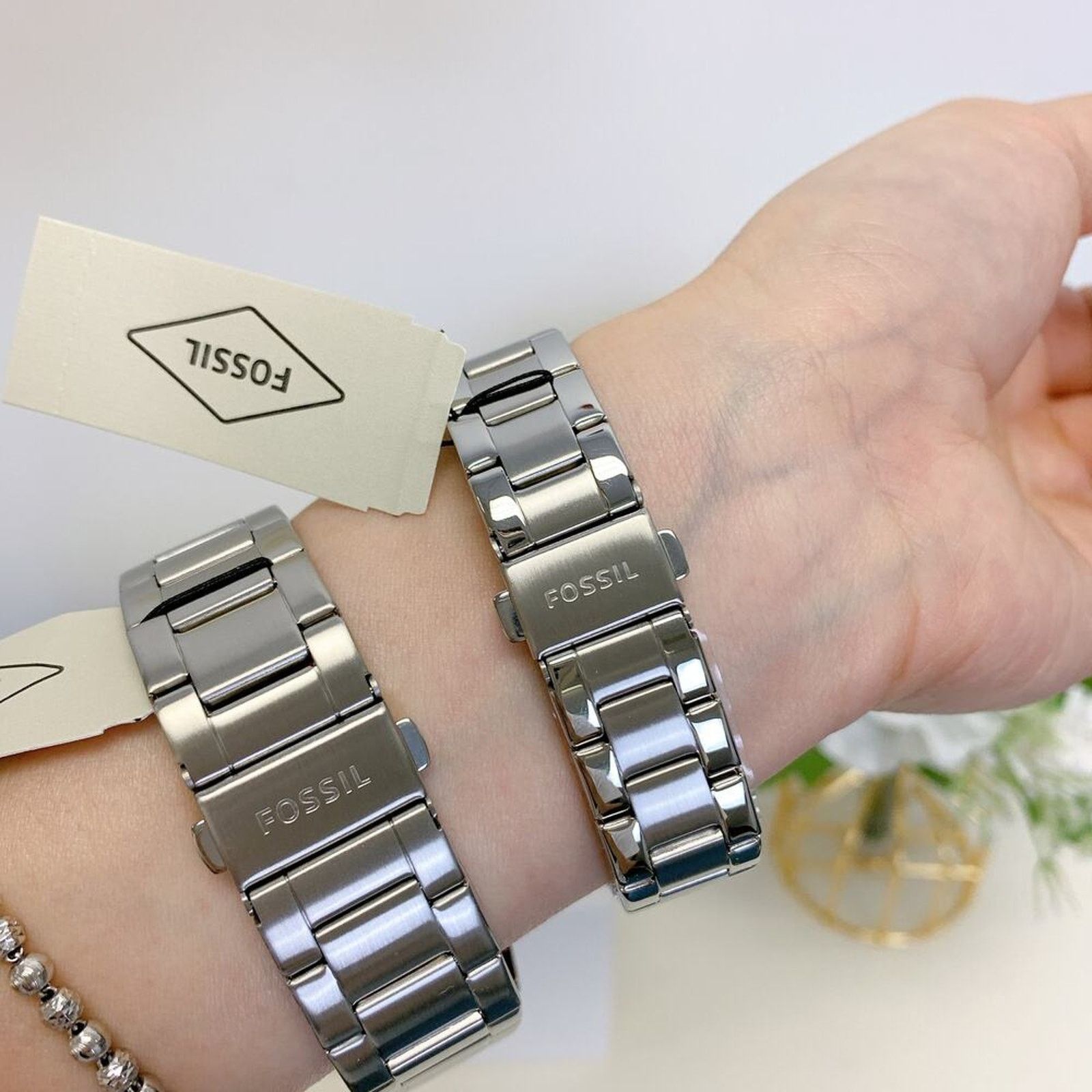 Fossil Fossil BQ2753SET His and Hers Multifunction Stainless Watch Size ONE SIZE - 2 Thumbnail