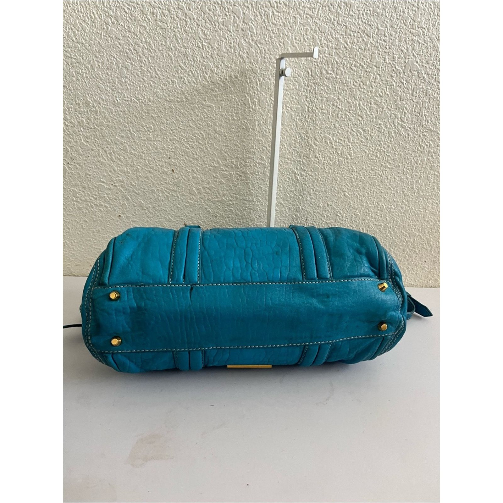 Burberry Burberry peppled leather Boston bag Size ONE SIZE - 9 Thumbnail