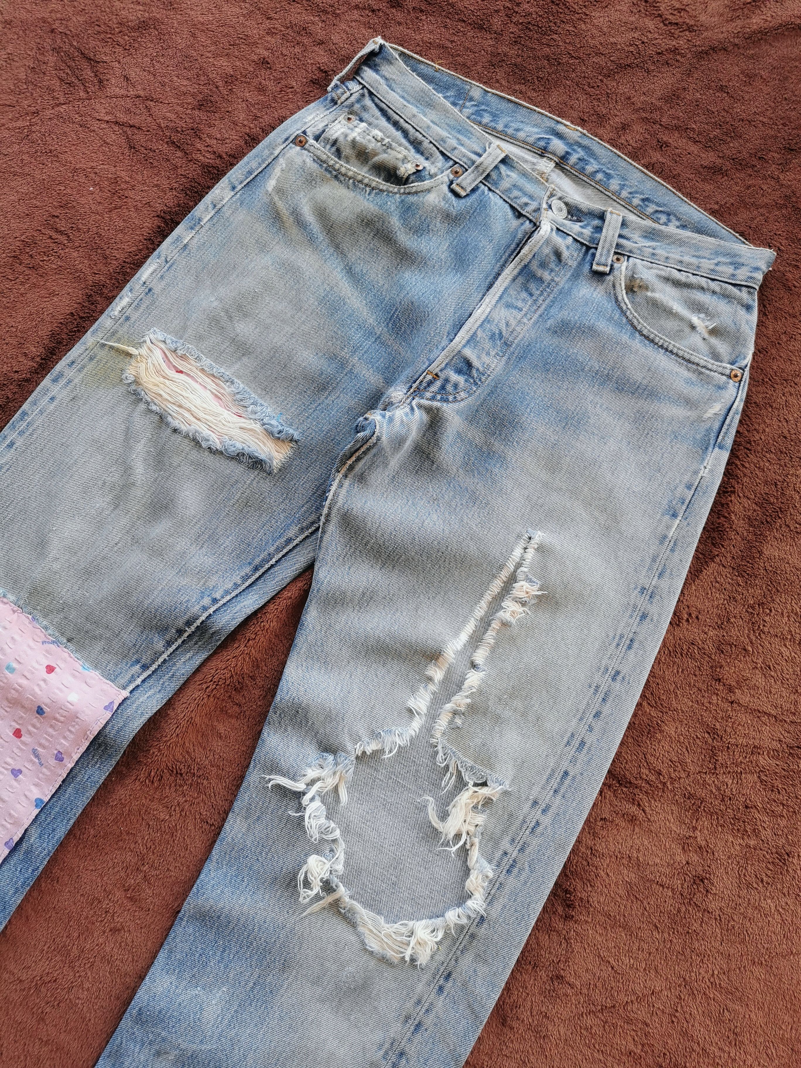 Kapital 80s Vintage Levis Selvedge Jeans Style Kapital Jeans Size US 30 / EU 46 - 6 Thumbnail