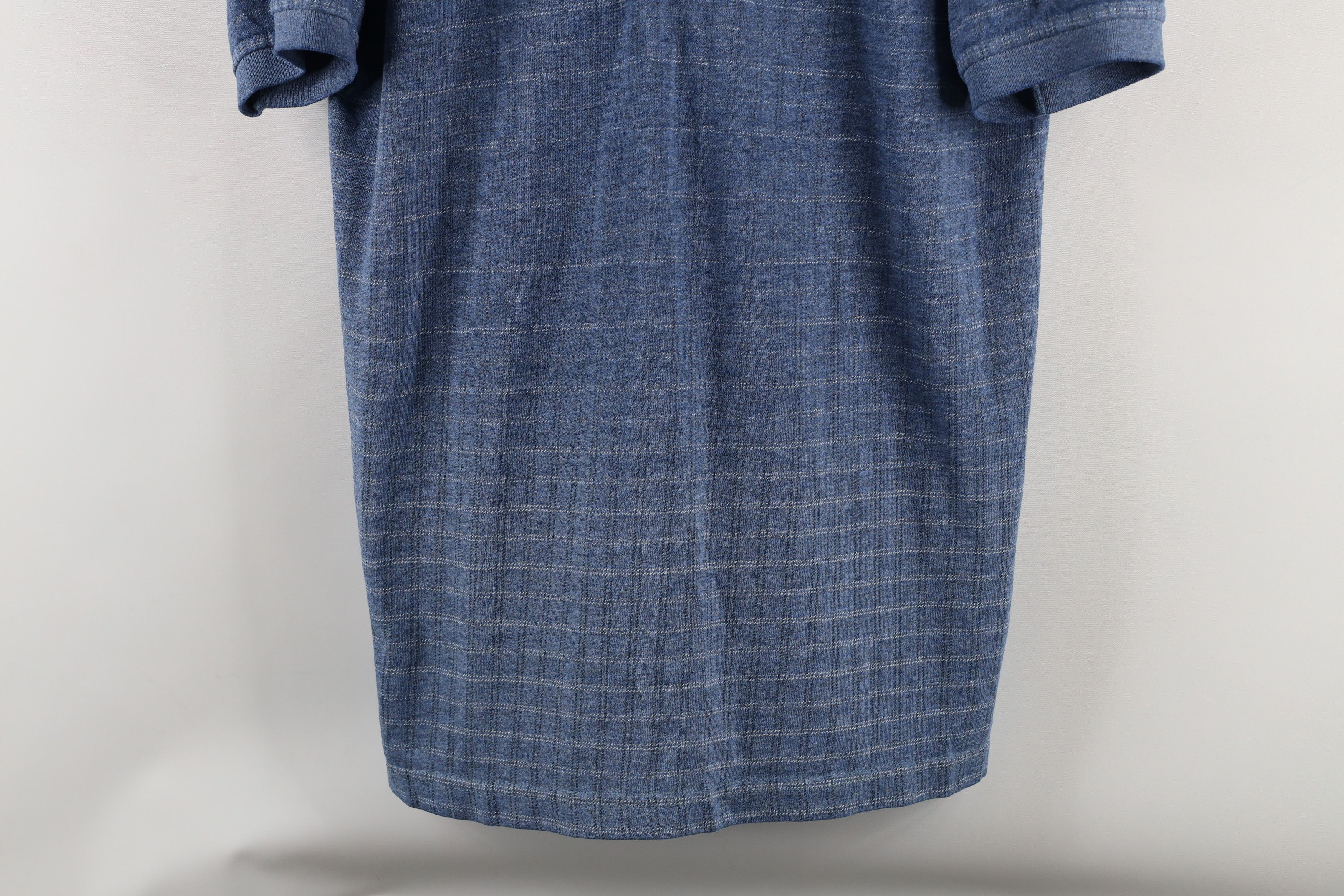 Vintage Vintage 90s Streetwear Knit Collared Polo Shirt Blue Size US M / EU 48-50 / 2 - 3 Thumbnail