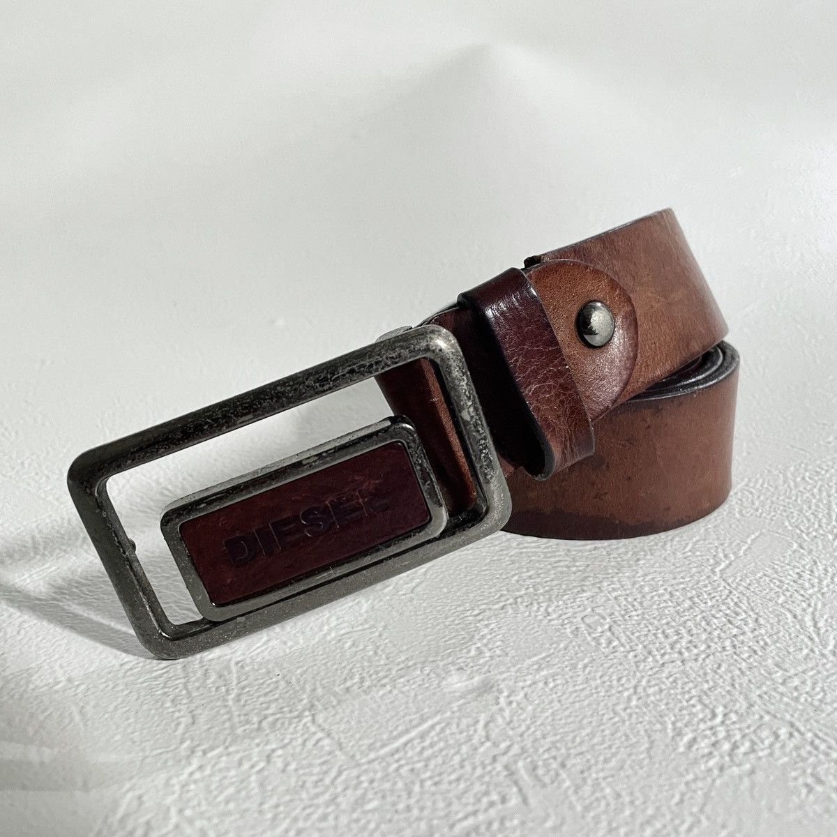 Diesel Vintage y2k Diesel Brown Leather Belts Size ONE SIZE - 1 Thumbnail