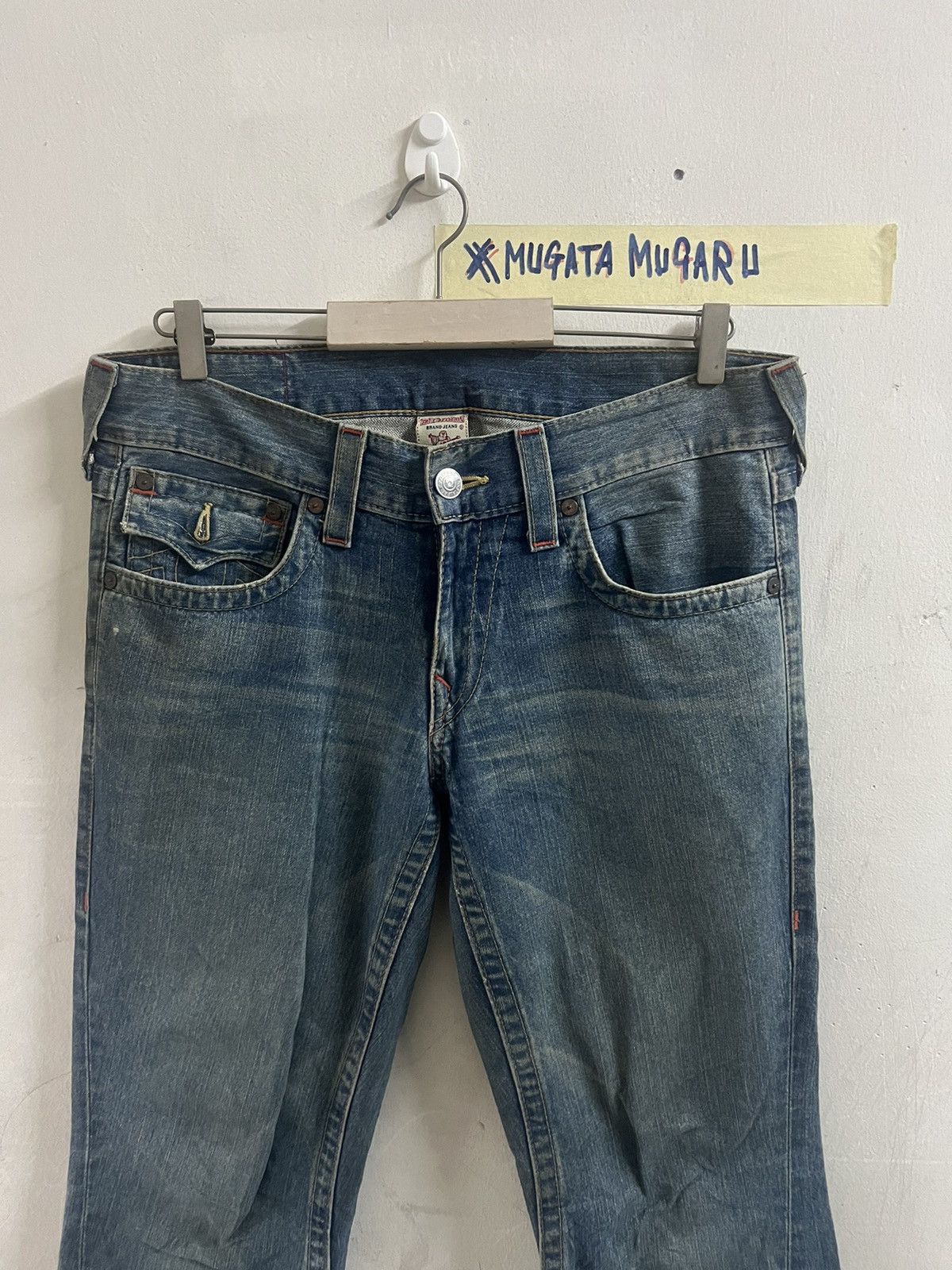 Japanese Brand × True Religion FLARED VINTAGE TRUE RELIGION TWIST DENIM PANT Size US 33 - 2 Thumbnail