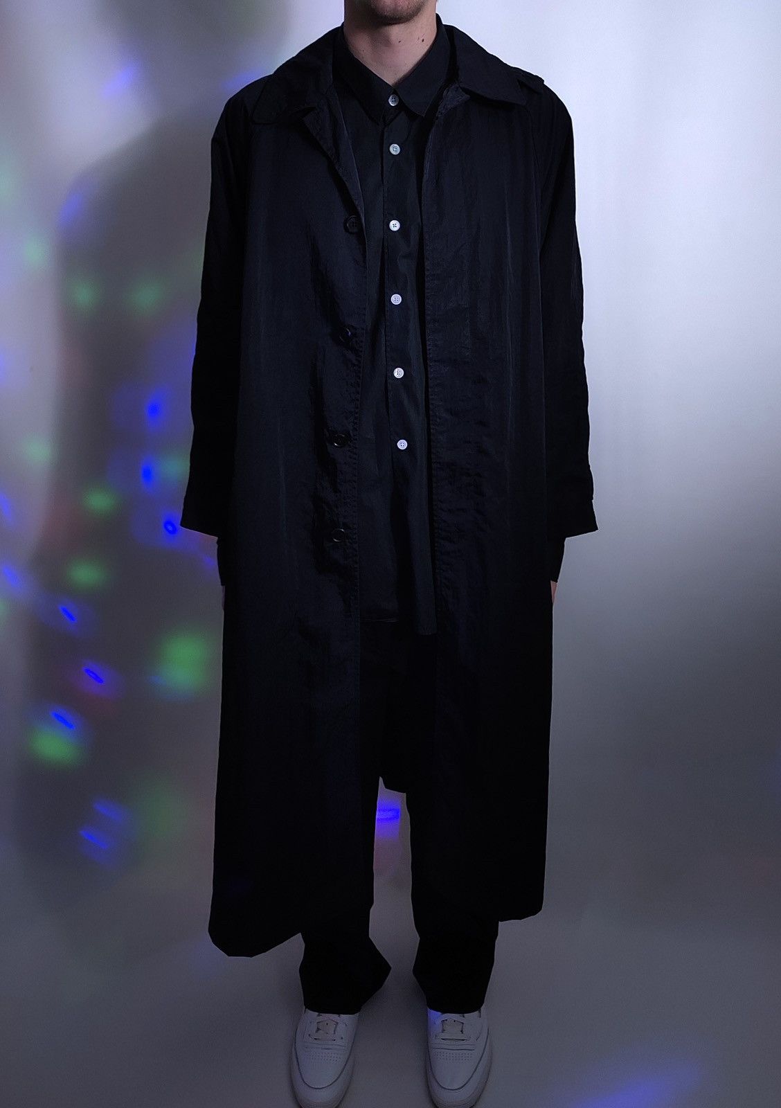 Yohji Yamamoto Yohji Yamamoto Oversized Nylon Hood Trench Coat Size US M / EU 48-50 / 2 - 4 Thumbnail