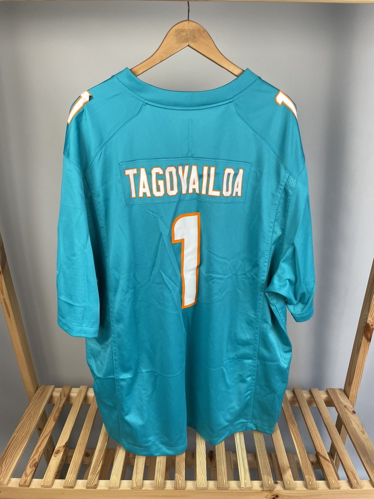 NFL × Nike Nike Miami Dolphins Tua Tagovailoa Game Jersey Men’s 3XL Size US XXL / EU 58 / 5 - 4 Thumbnail