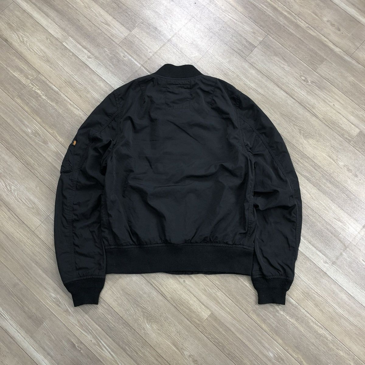 Alpha Industries Vintage Alpha Industries MA-1 Military Black Bomber Jacket Size US S / EU 44-46 / 1 - 13 Thumbnail