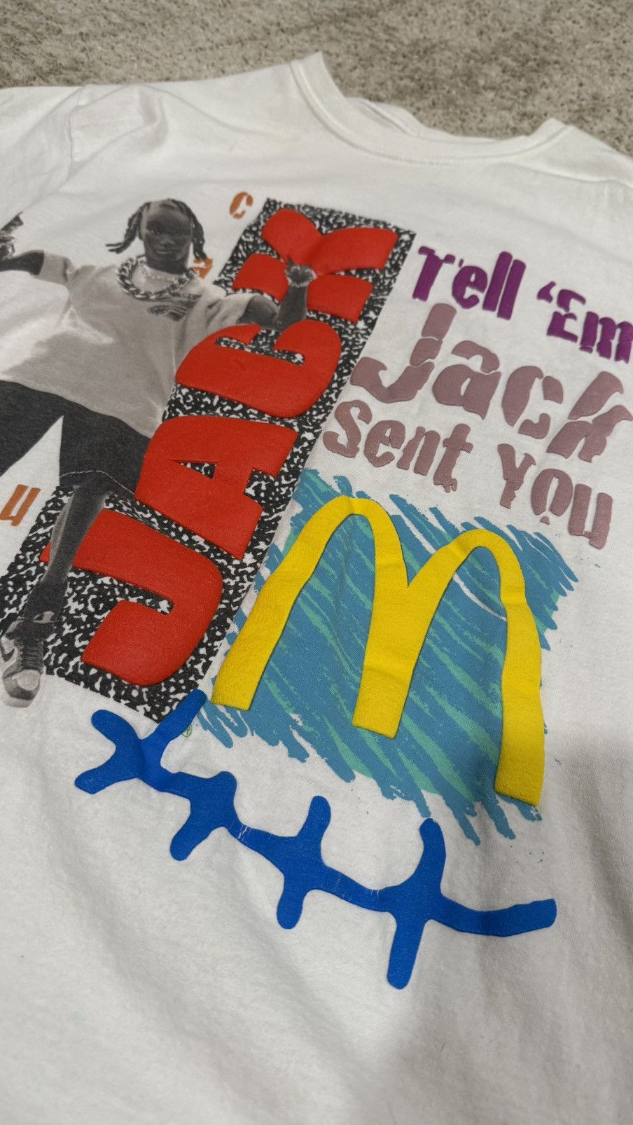 Travis Scott Travis Scott x Mcdonalds “Jack Smile” T-Shirt Size US M / EU 48-50 / 2 - 3 Thumbnail