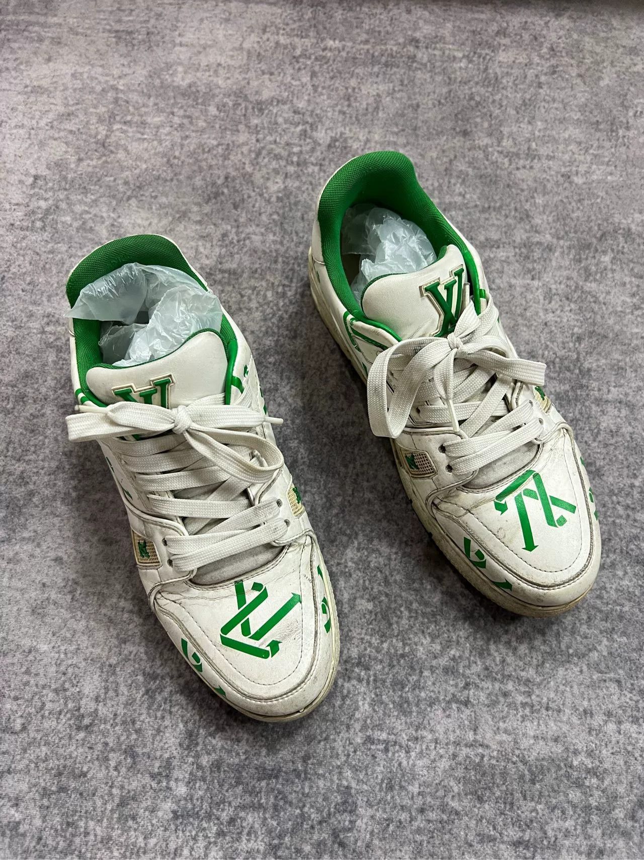 lv环保 trainer shoes size 8