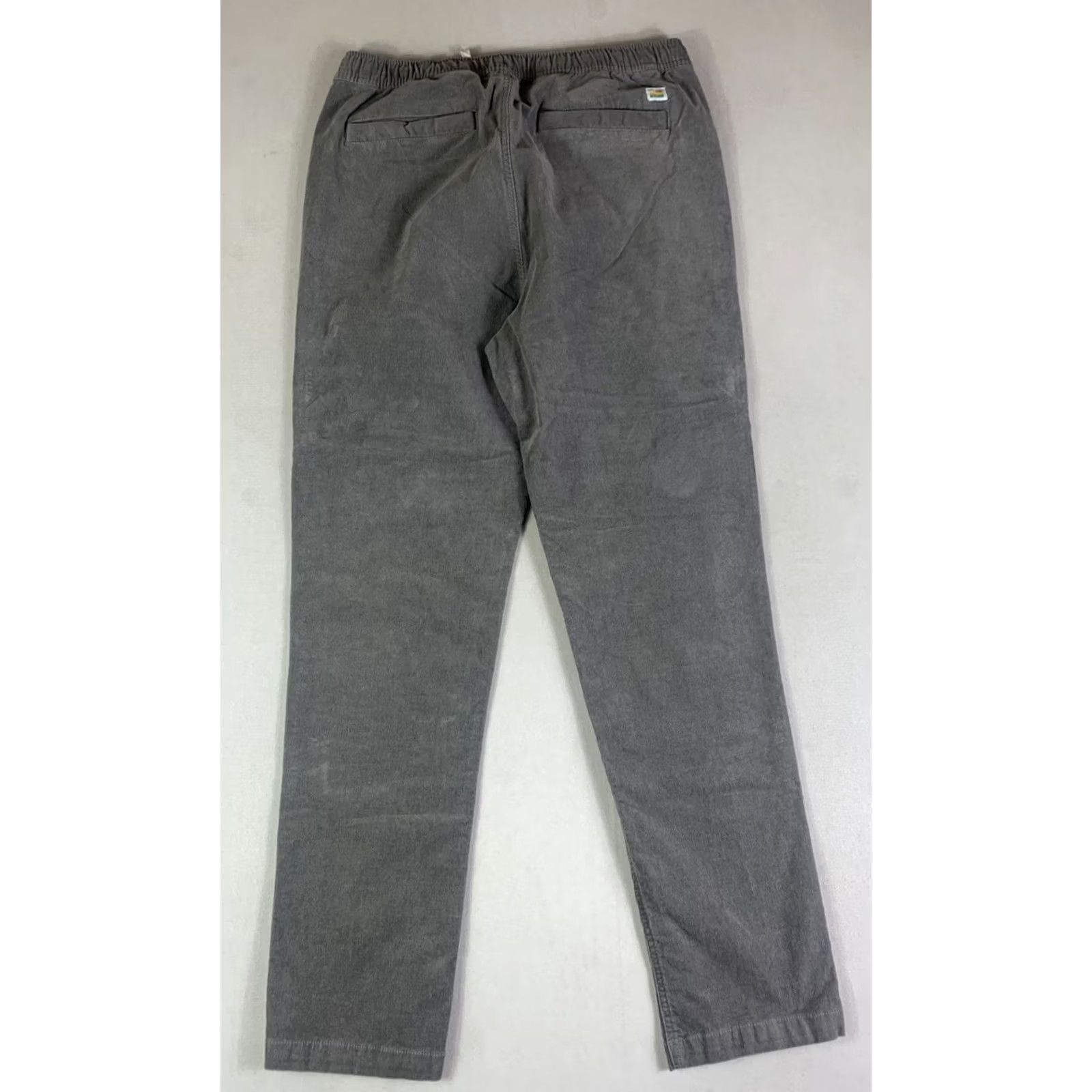 Vuori Vuori Pants Corduroy Gray Mens Large Elastic Drawstring V440 Stretch Size US 33 - 2 Thumbnail