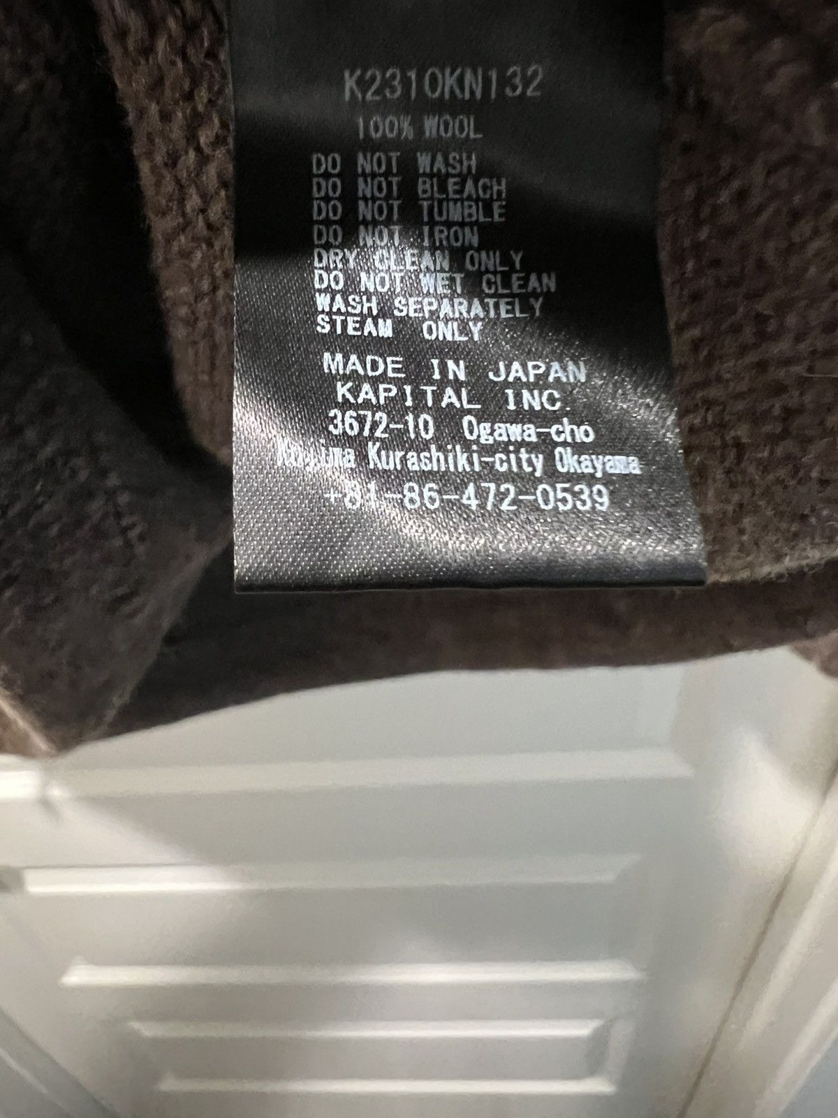 Kapital Kapital Knit Quarter Zip 1/4 Size US XL / EU 56 / 4 - 6 Thumbnail