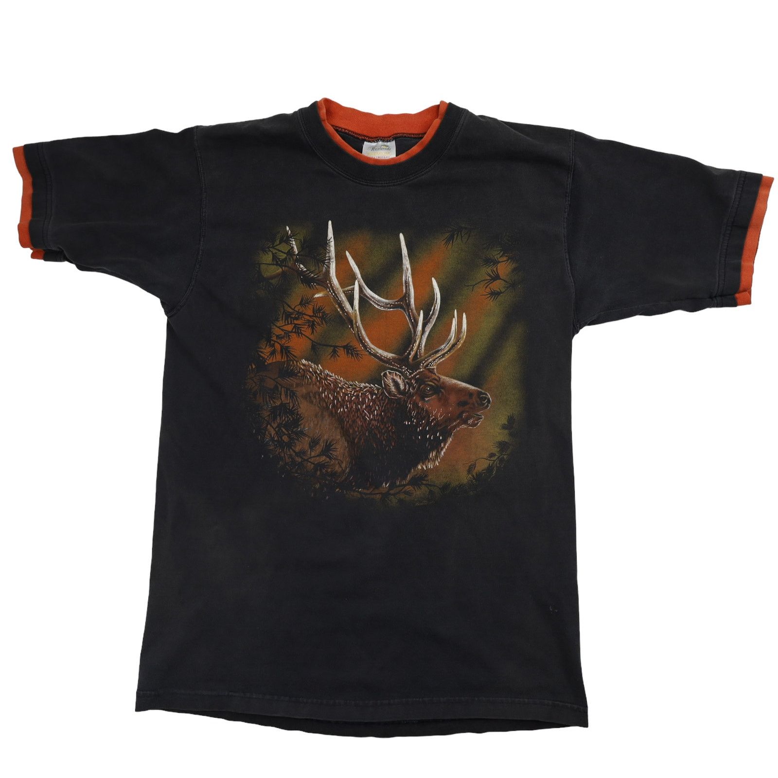 Vintage Vintage 90s Elk Graphic T Shirt Size US L / EU 52-54 / 3 - 1 Thumbnail