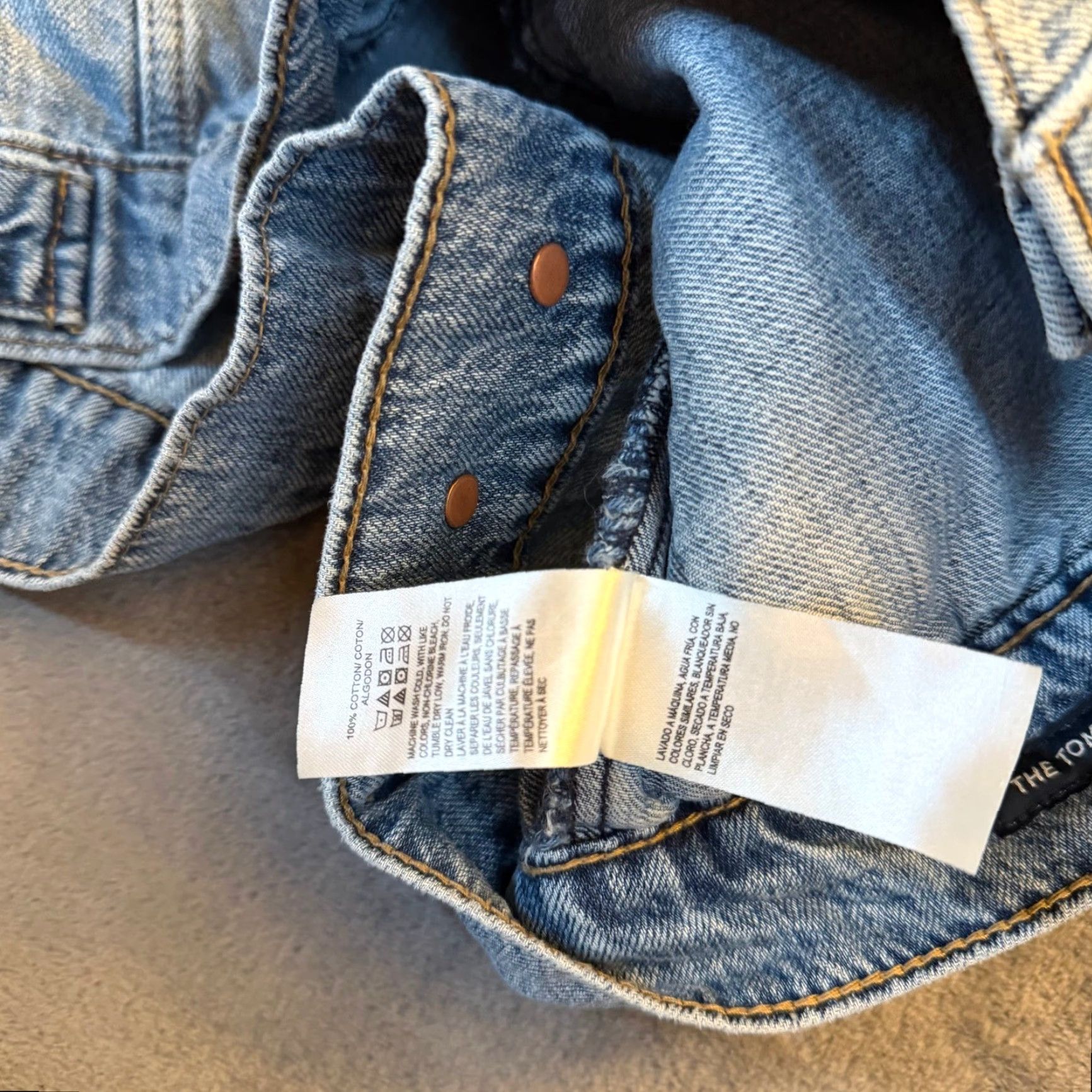 Lucky Brand Lucky Brand Tomboy Trucker Denim Jacket Light Wash Blue Womens Large Size L / US 10 / IT 46 - 6 Thumbnail