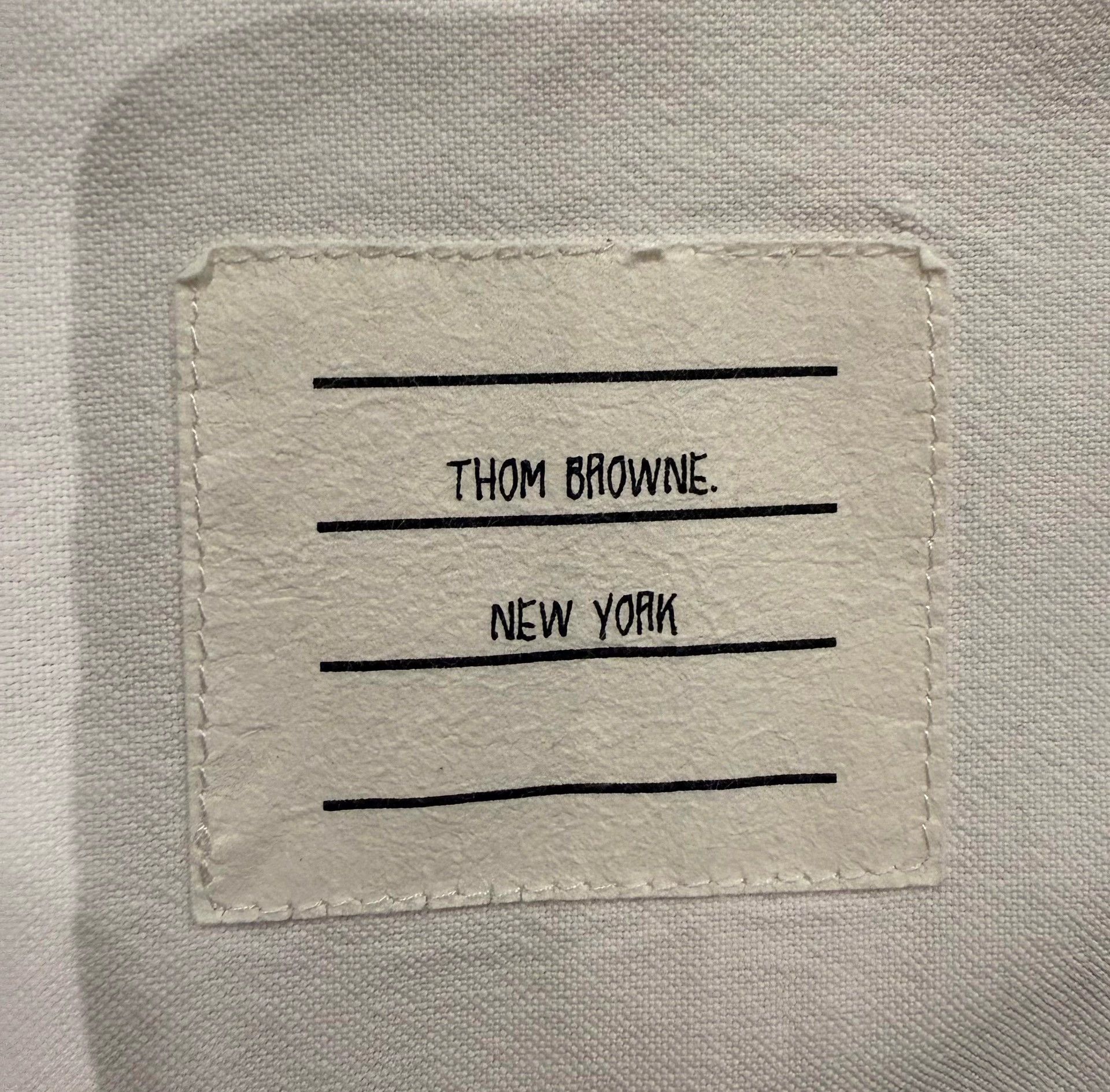 Thom Browne Thom Browne Women's Tricolor Placket White Oxford Shirt 38 Size XS / US 0-2 / IT 36-38 - 4 Thumbnail