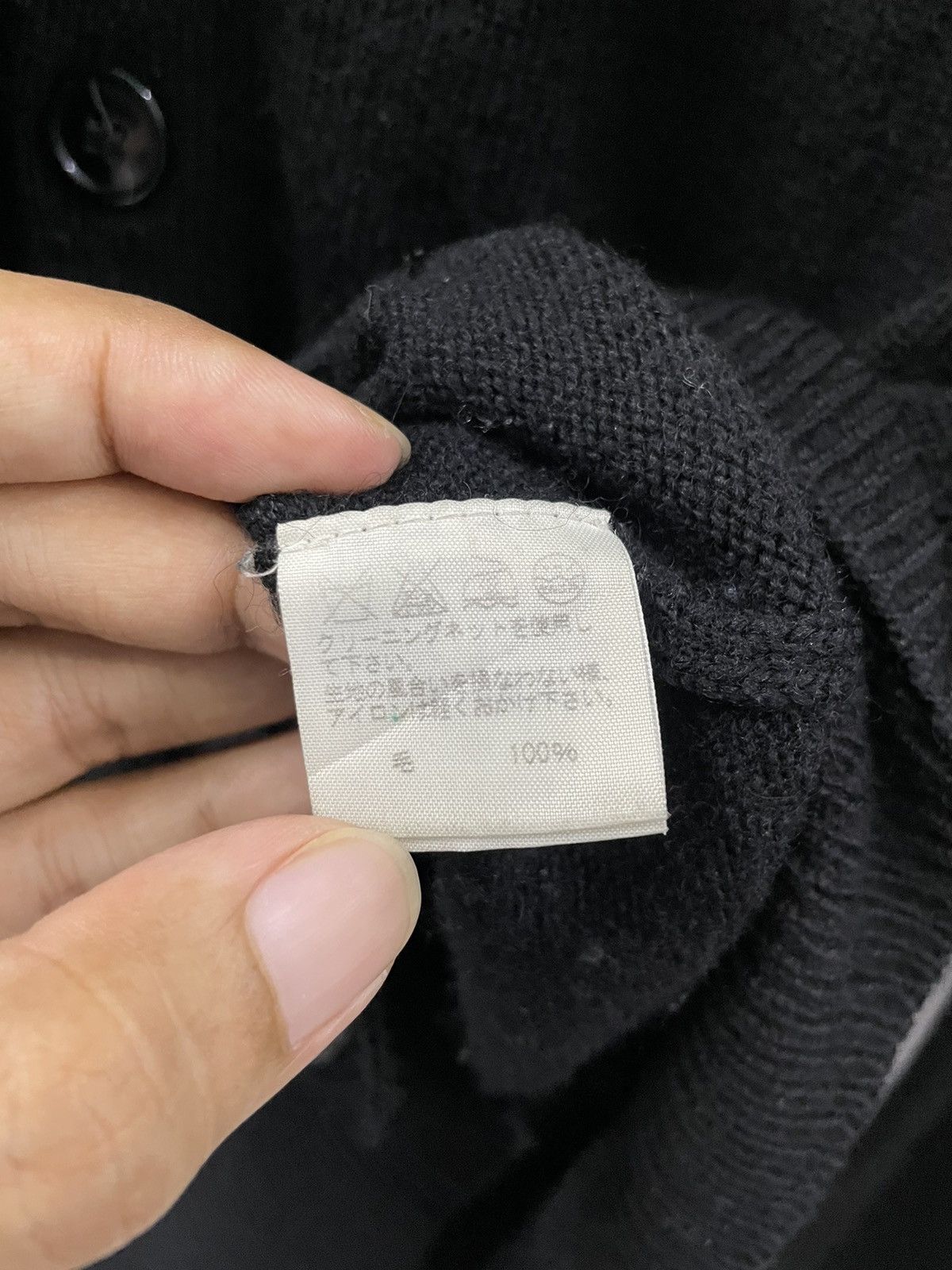 Issey Miyake Cabane De Zucca Wool Cardigan Size US S / EU 44-46 / 1 - 9 Thumbnail