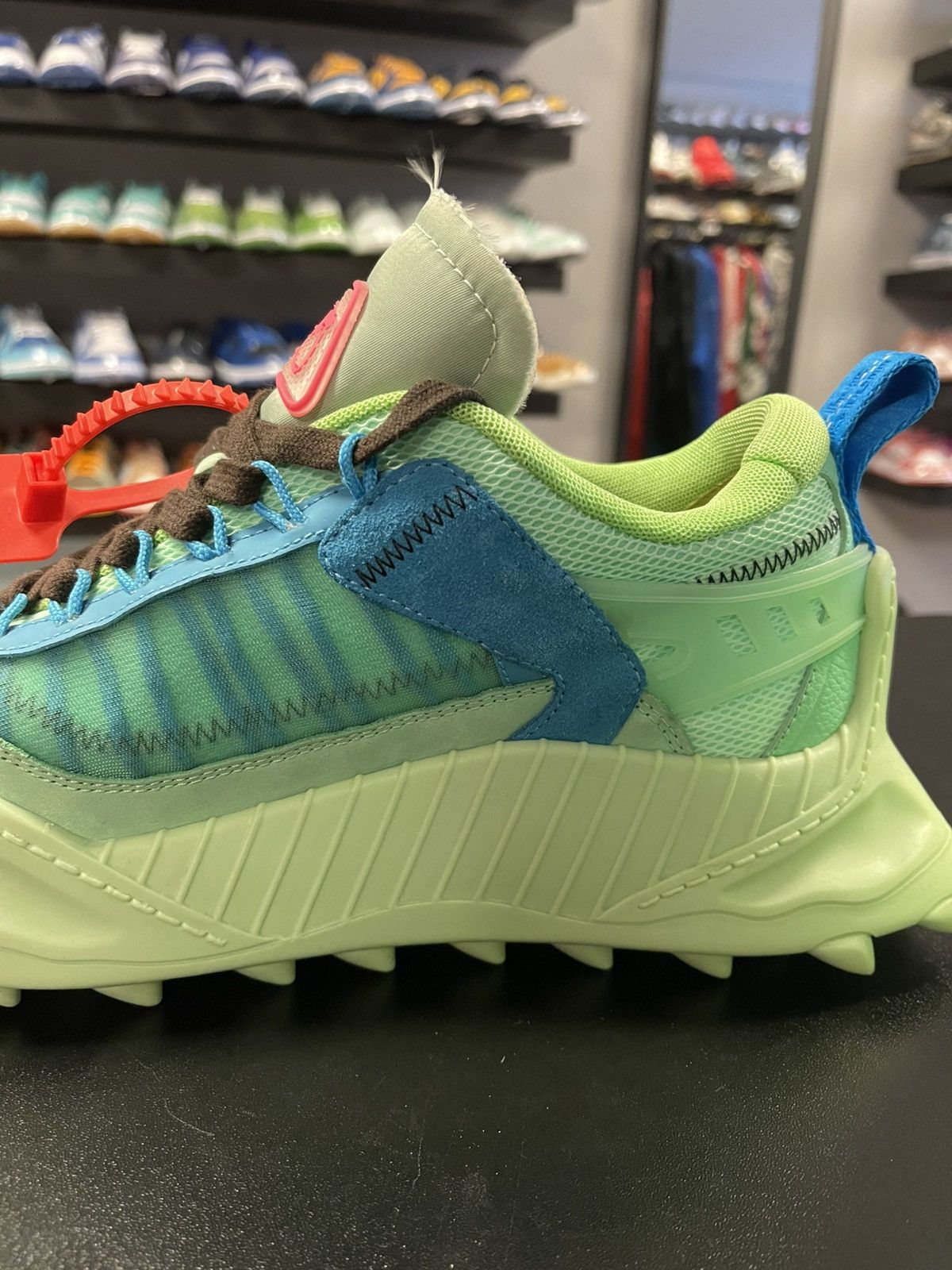 Off-White Size 9/42EU - Off White Odsy 1000 Sneakers Virgil Green Size US 9 / EU 42 - 8 Thumbnail