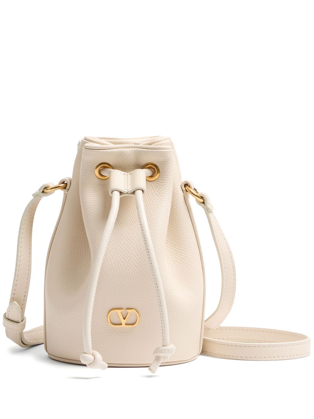 Valentino VLOGO SIGNATURE MINI LEATHER BUCKET BAG Size ONE SIZE - 1 Thumbnail
