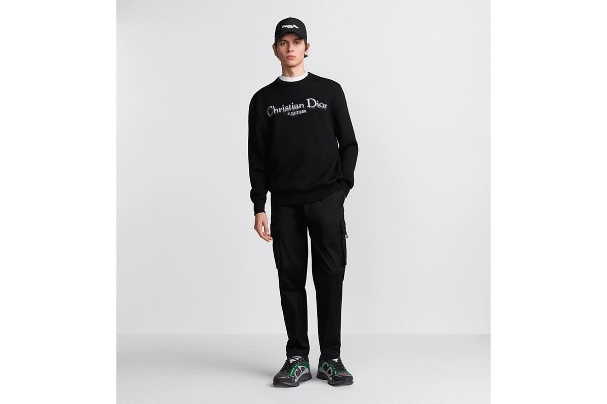 Dior o1bcso1str0226 Couture Sweater in Black Size US M / EU 48-50 / 2 - 5 Thumbnail