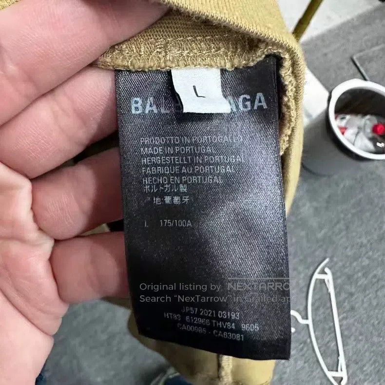 Balenciaga Balenciaga Khaki grain short sleeve Size US L / EU 52-54 / 3 - 4 Thumbnail