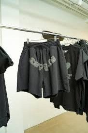 Sp5der Sp5der Phantom Rhinestone OG V2 Sweatshorts NYC Exclusive Size US 32 / EU 48 - 1 Thumbnail