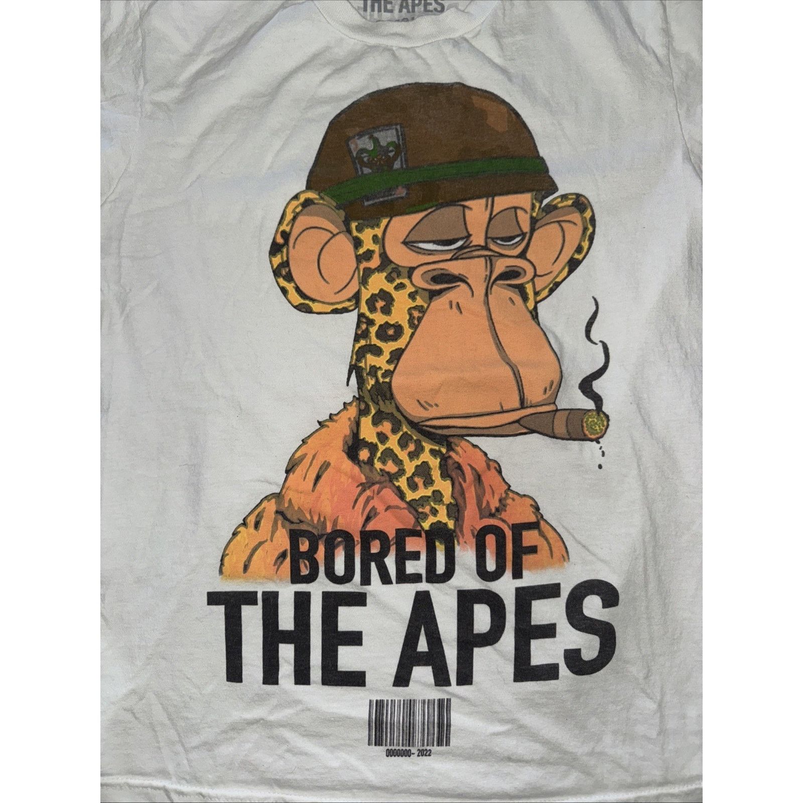 Other Bored Of The Apes Graphic T-Shirt White Small 17x25 Size US S / EU 44-46 / 1 - 2 Thumbnail