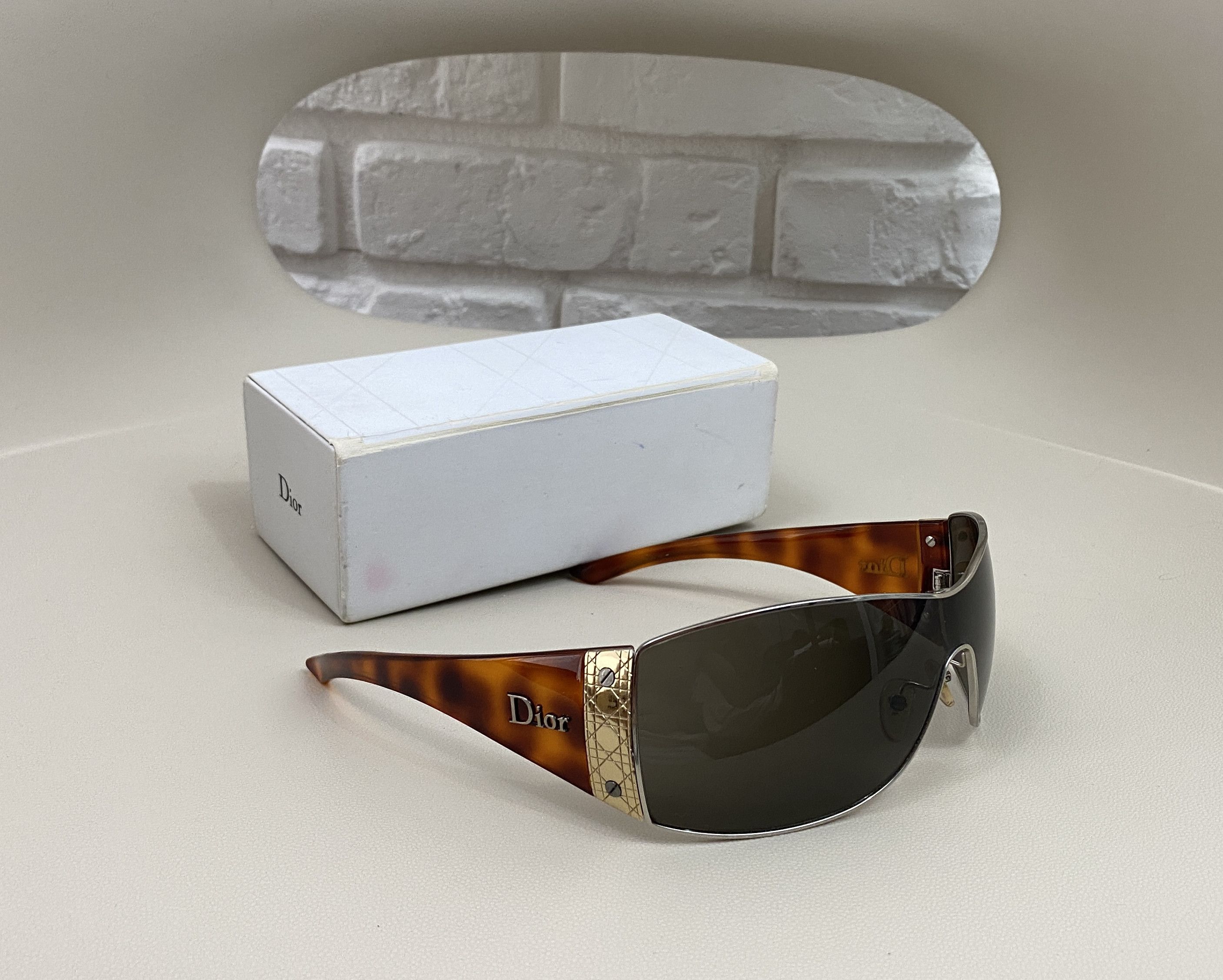 christian dior rimless sunglasses