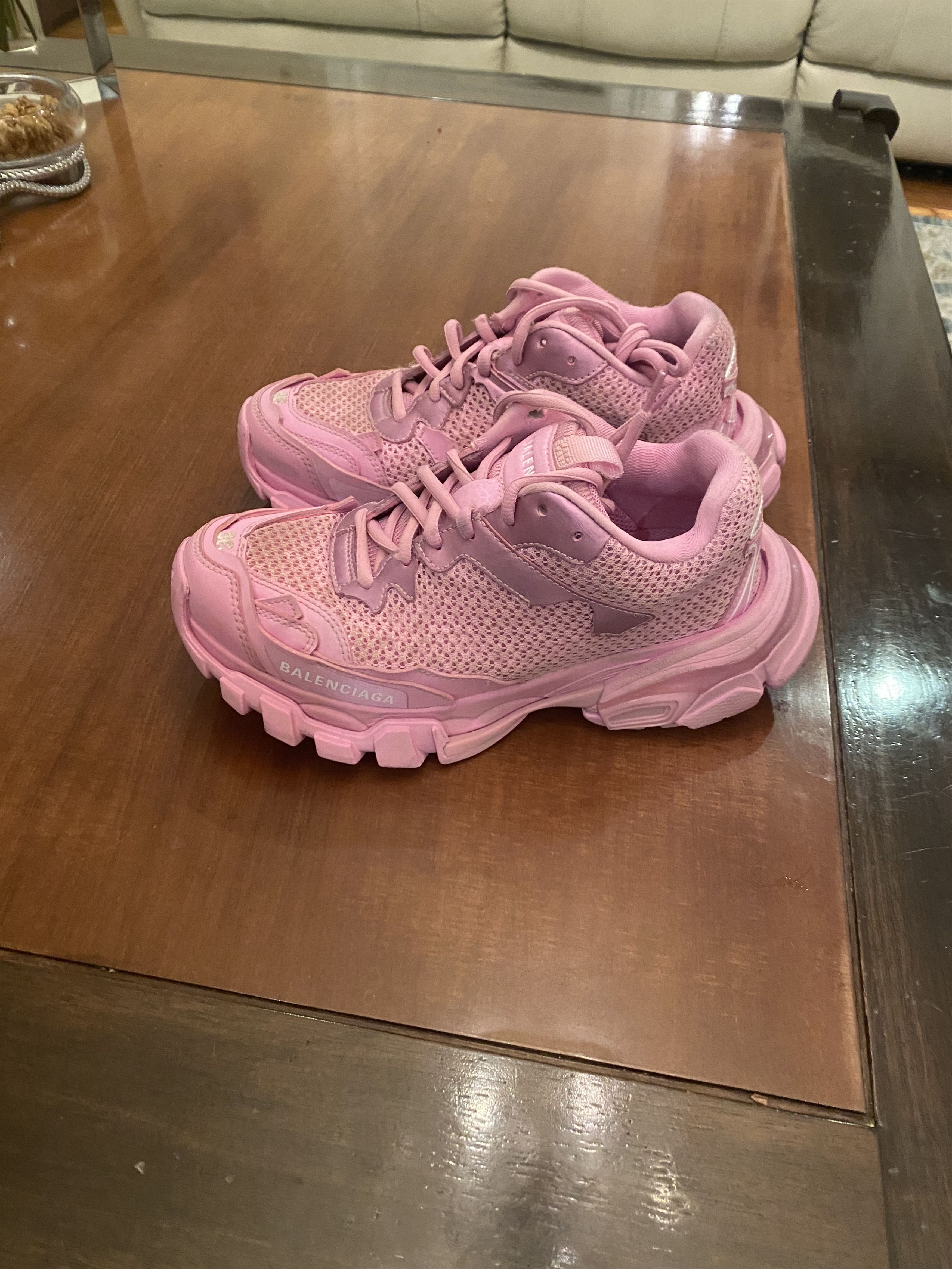 Balenciaga Balenciaga Women's Track.3 Sneaker 'Pink' Size US 6 / IT 36 - 3 Thumbnail