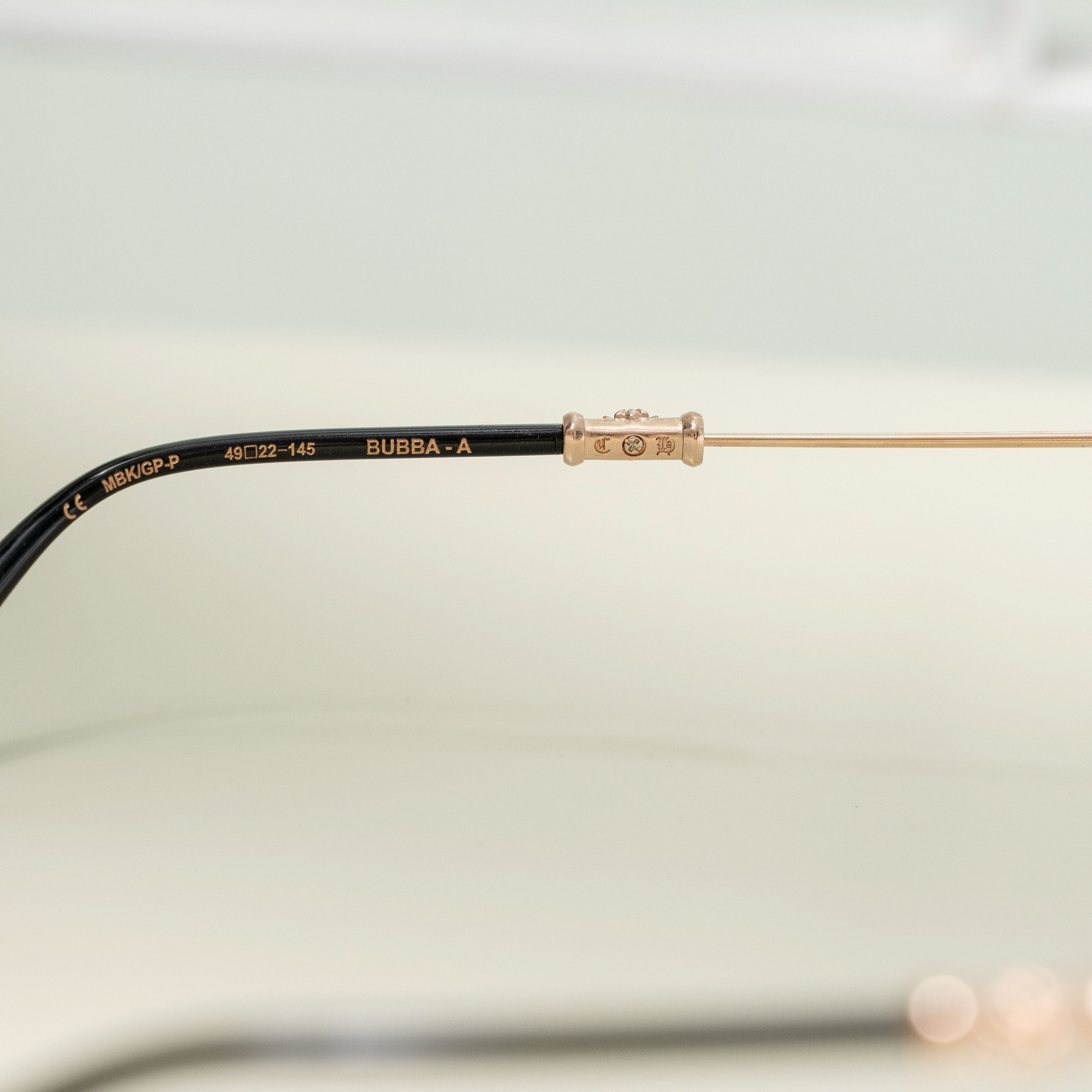Chrome Hearts CHROME HEARTS Bubba Gold Glasses Size ONE SIZE - 9 Thumbnail
