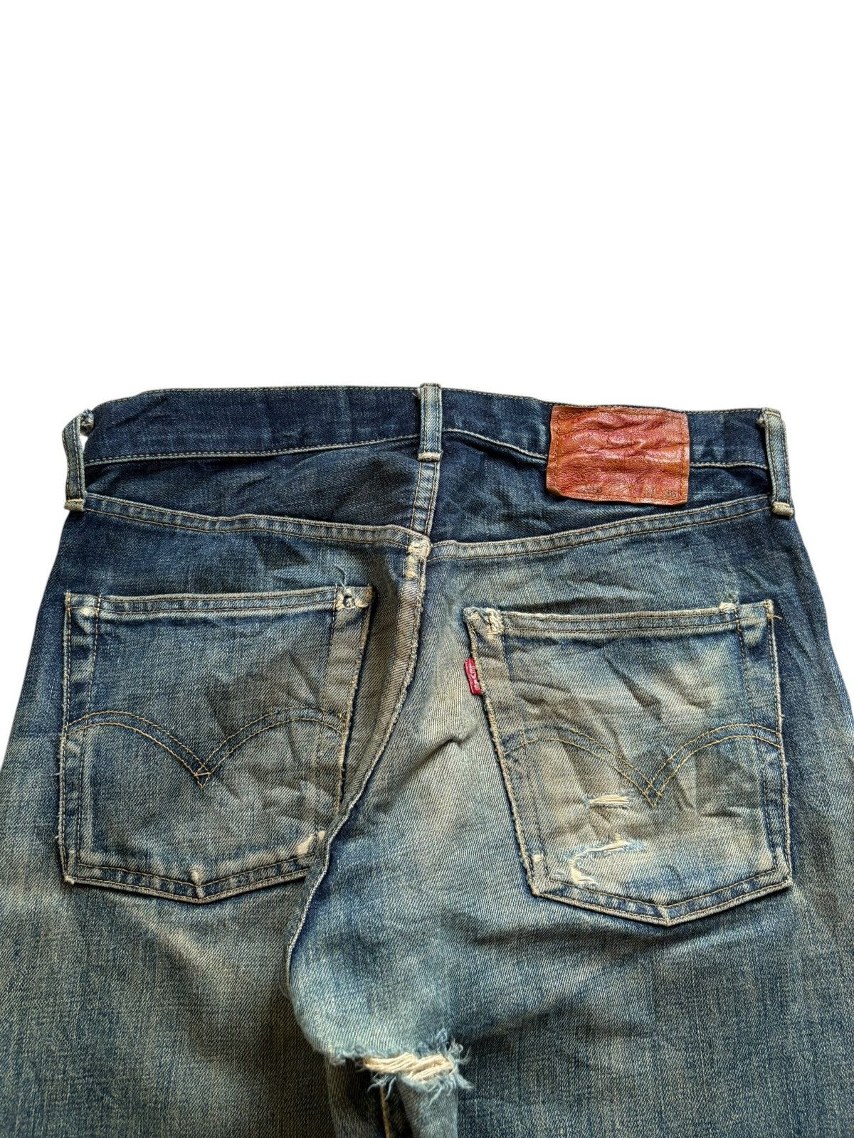Levi's Vintage 80s Levis 503 BXX Big E Distressed Baggy Jean Size US 31 - 10 Thumbnail