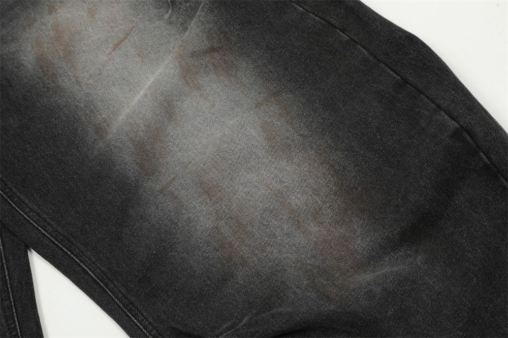 Japanese Brand × Jean Men's cargo dirty wrinkled washed distressed scimitar jeans Size US 34 / EU 50 - 5 Thumbnail