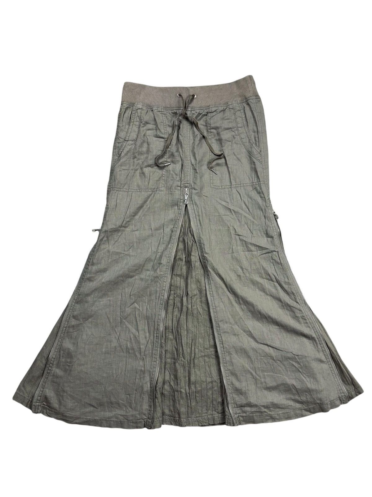 GOA Archive GOA - Multizips Maxi Skirt Size 29" - 1 Thumbnail