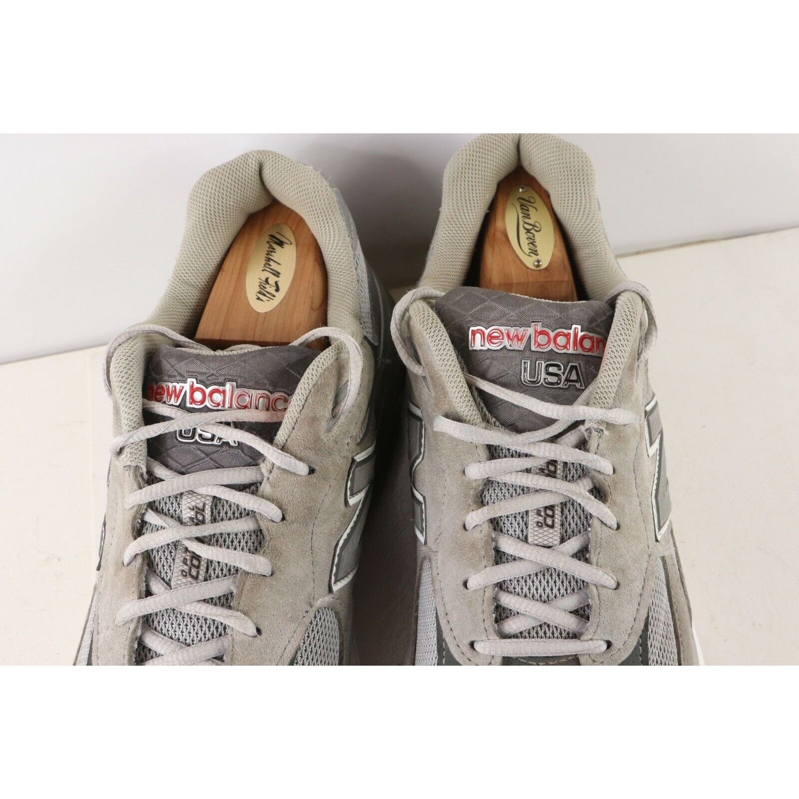 New Balance × Vintage Vintage New Balance 990 Spell Out Suede Dad Shoes Sneakers Size ONE SIZE - 4 Thumbnail