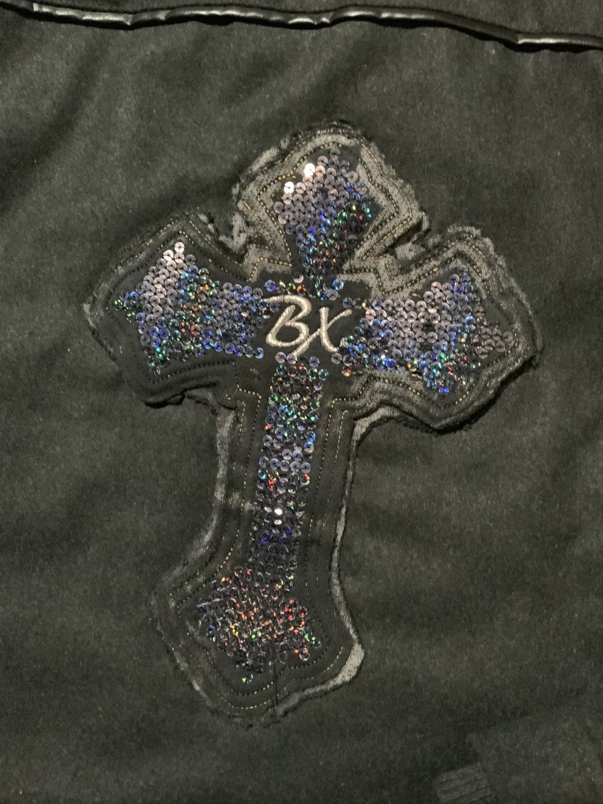 Vintage Y2K 2000s Brooklyn Xpress Skull Cross Cyber Grunge Pea Coat Size US XXL / EU 58 / 5 - 8 Thumbnail