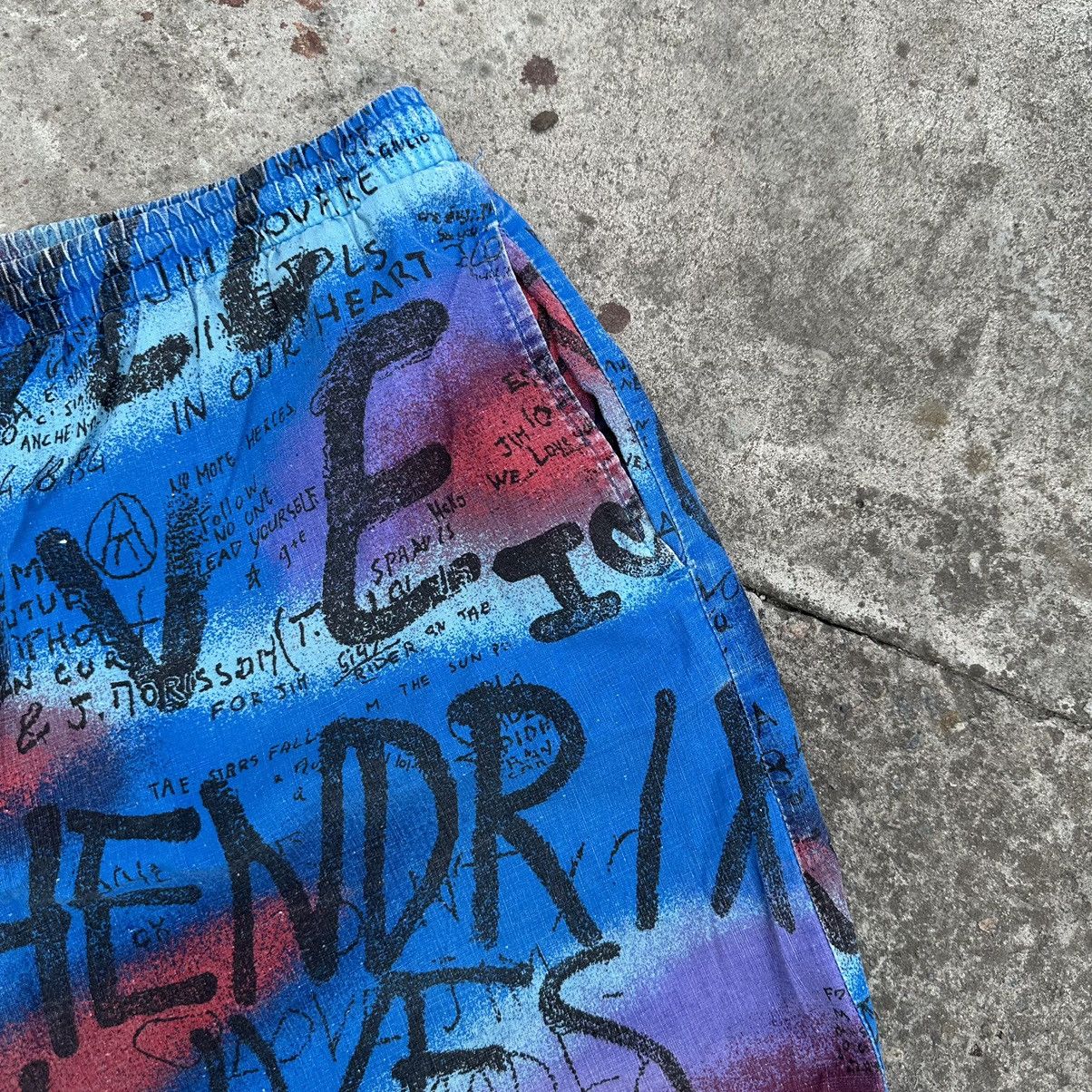 Designer × Vintage Vintage Crazy Shorts Swim Wear Y2K 90s Style USA Size US 33 - 5 Thumbnail