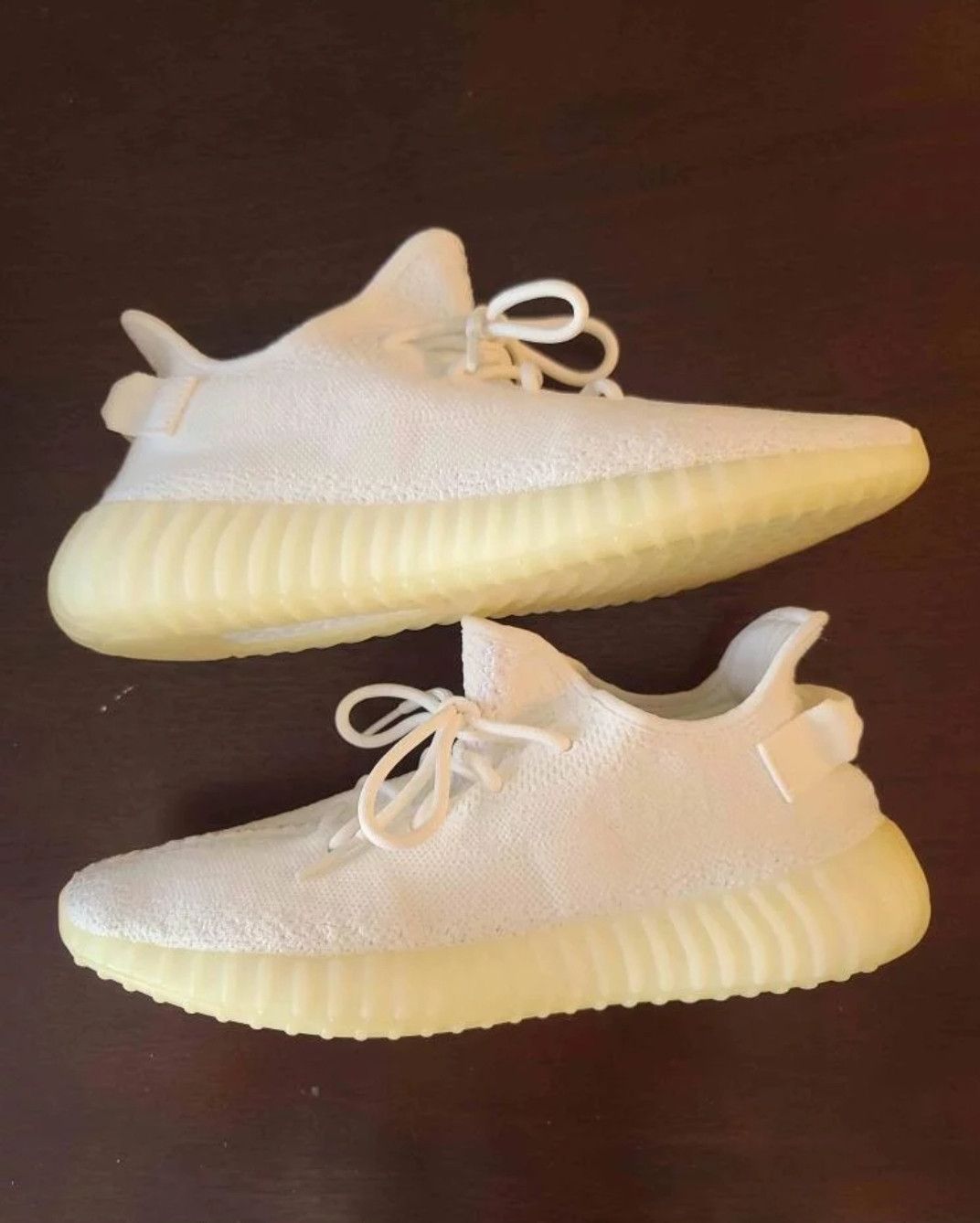 Adidas Yeezy Boost 350 V2 Cream/Triple white Size US 12 / EU 45 - 8 Thumbnail