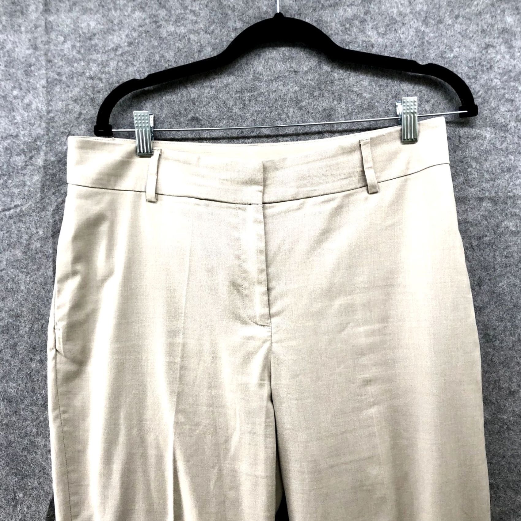 H&M H&M Cropped Dress Pants Womens Size 12 Beige High Rise Ankle Tapered Lightweight Dress Pants Women 12 Beige High Rise Tapered Lightweight Size 34" / US 12 / IT 48 - 3 Thumbnail