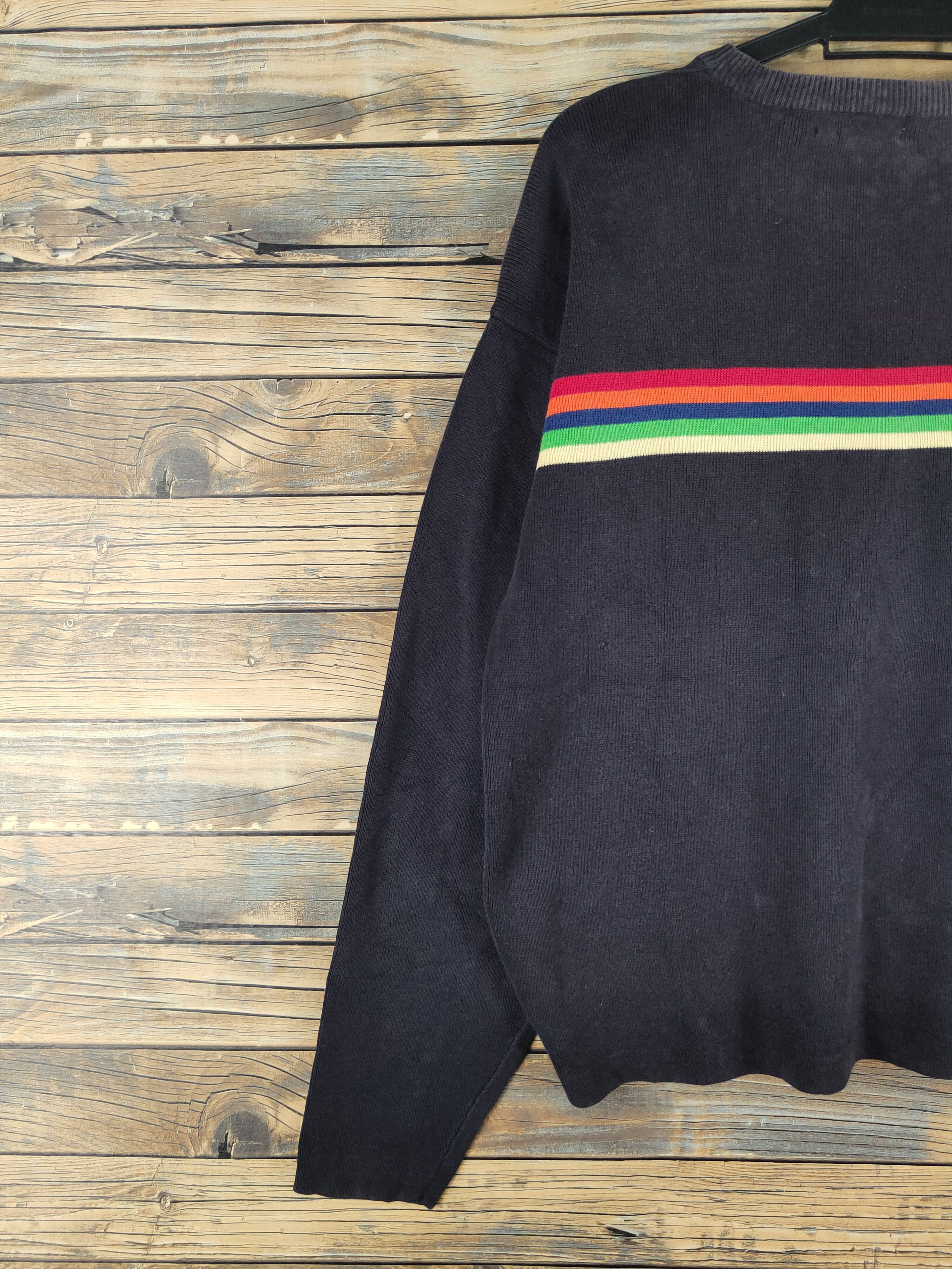 Japanese Brand × Vintage Yavis Black Knitwear Long Sleeve T-shirts #W1466 Size US L / EU 52-54 / 3 - 8 Thumbnail