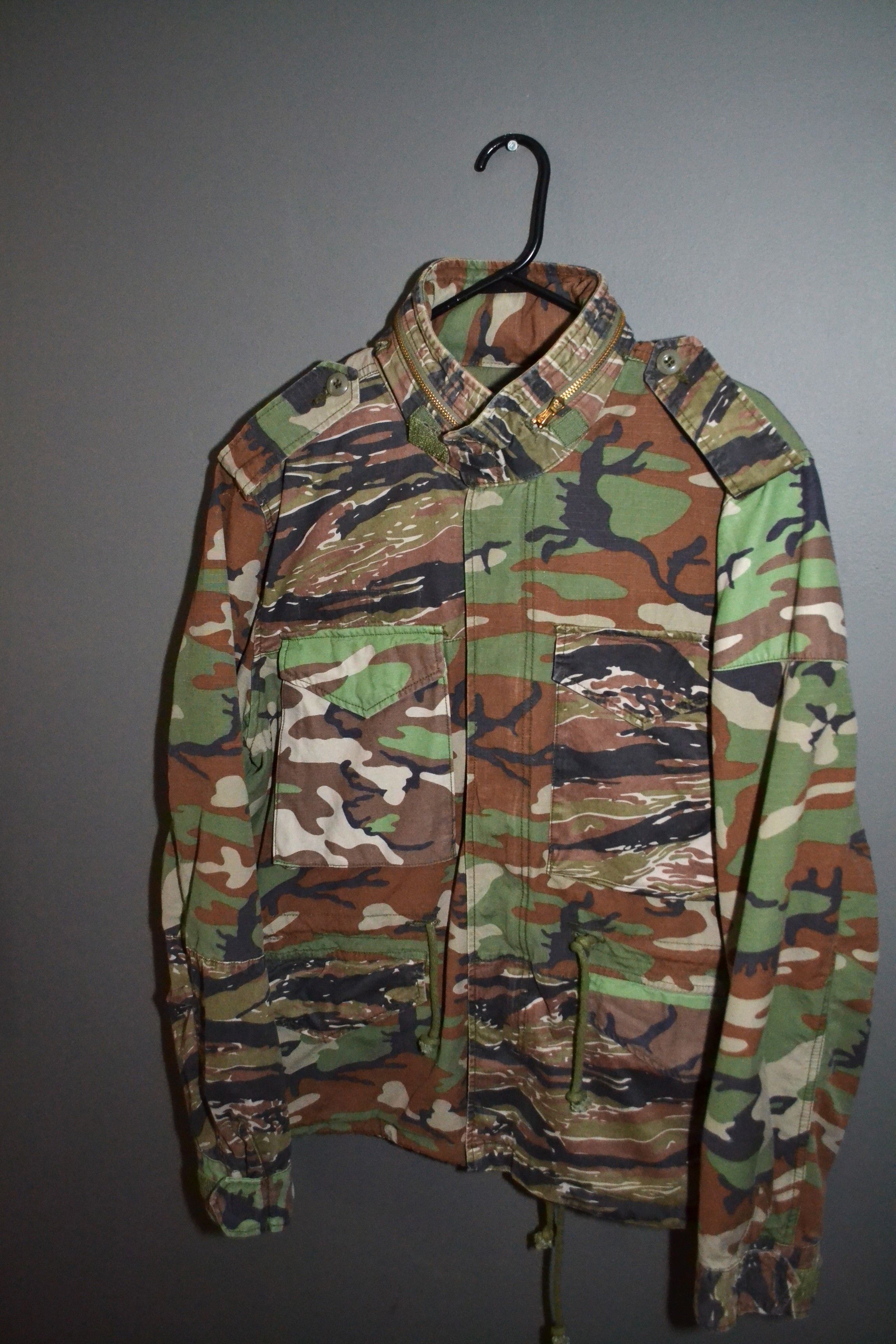 Denim & Supply Ralph Lauren × Ralph Lauren Ralph Lauren Denim and Supply Patchwork M65 Field Jacket RRL Size US M / EU 48-50 / 2 - 2 Thumbnail