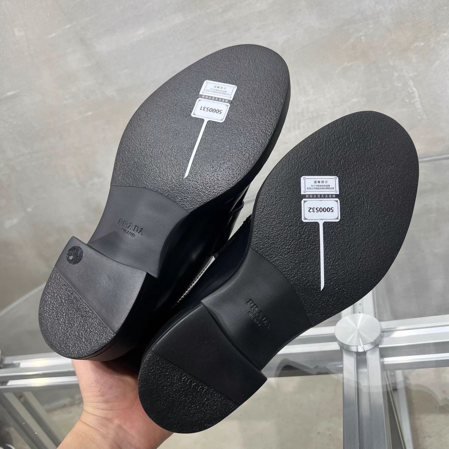 Prada Prada Black Triangle Logo Loafer Size 36 (New with Box) Size US 5.5 / IT 35.5 - 7 Thumbnail