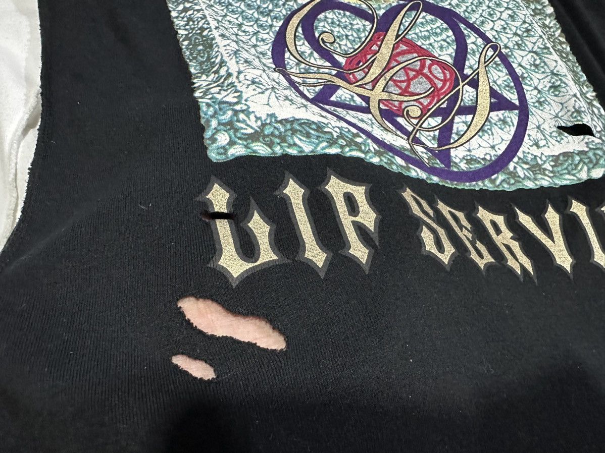 Hysteric Glamour 🔥Sick Y2K Lip Service Destroyed Long Sleeve Shirt Goth Punk Size US M / EU 48-50 / 2 - 15 Thumbnail