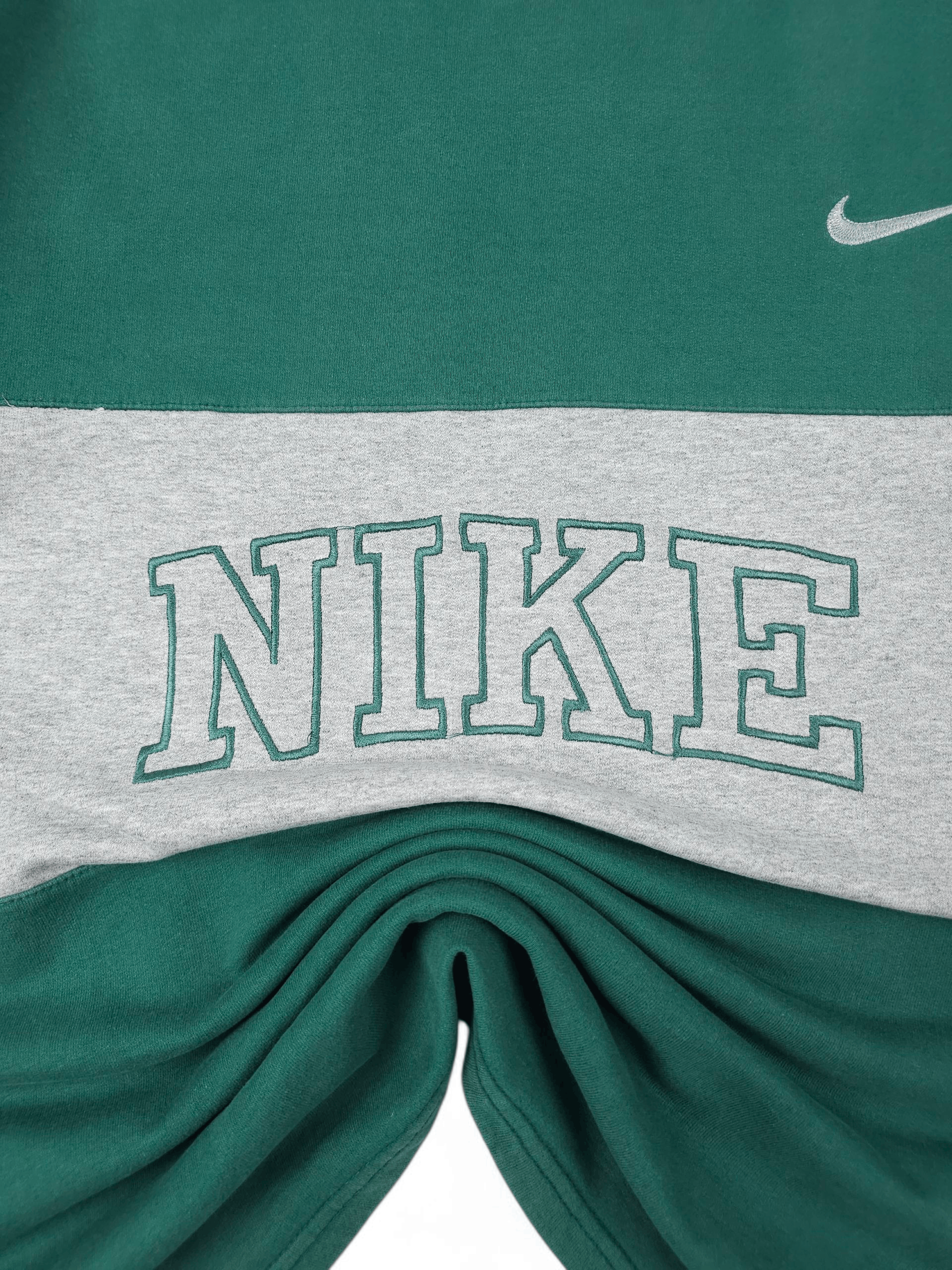 Nike 💎 90's Vintage Nike Bootleg Spell Out Boxy Crewneck Y2K Size US XL / EU 56 / 4 - 4 Thumbnail