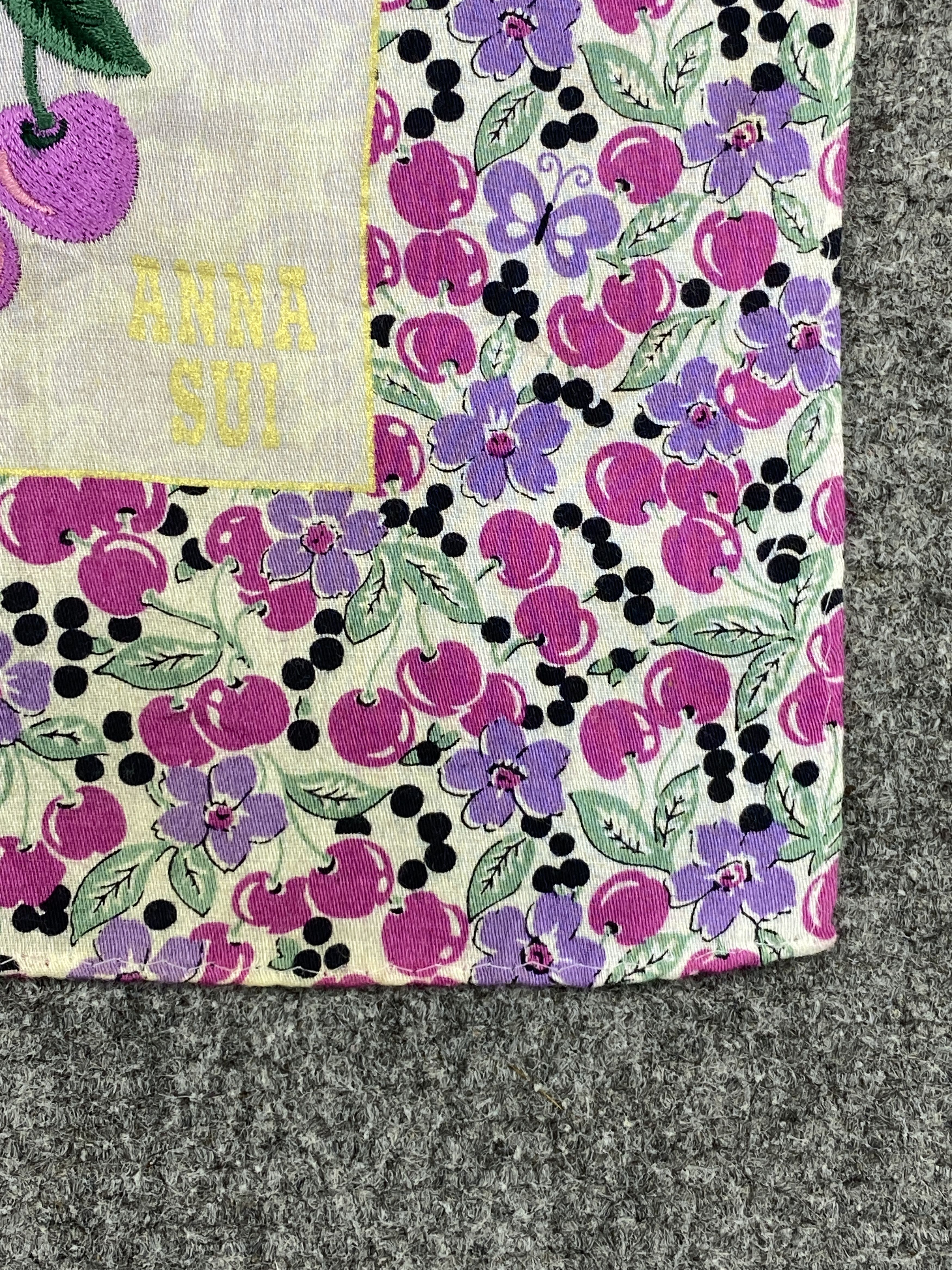 Other Vintage Anna Sui Handkerchief / Neckerchief HKC1134 Size ONE SIZE - 6 Thumbnail