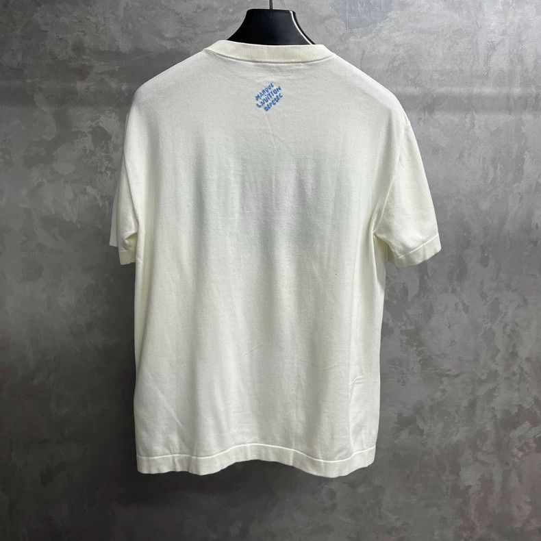 Louis Vuitton Louis Vuitton 24 new white monogrammed printed crew neck p Size US S / EU 44-46 / 1 - 5 Thumbnail