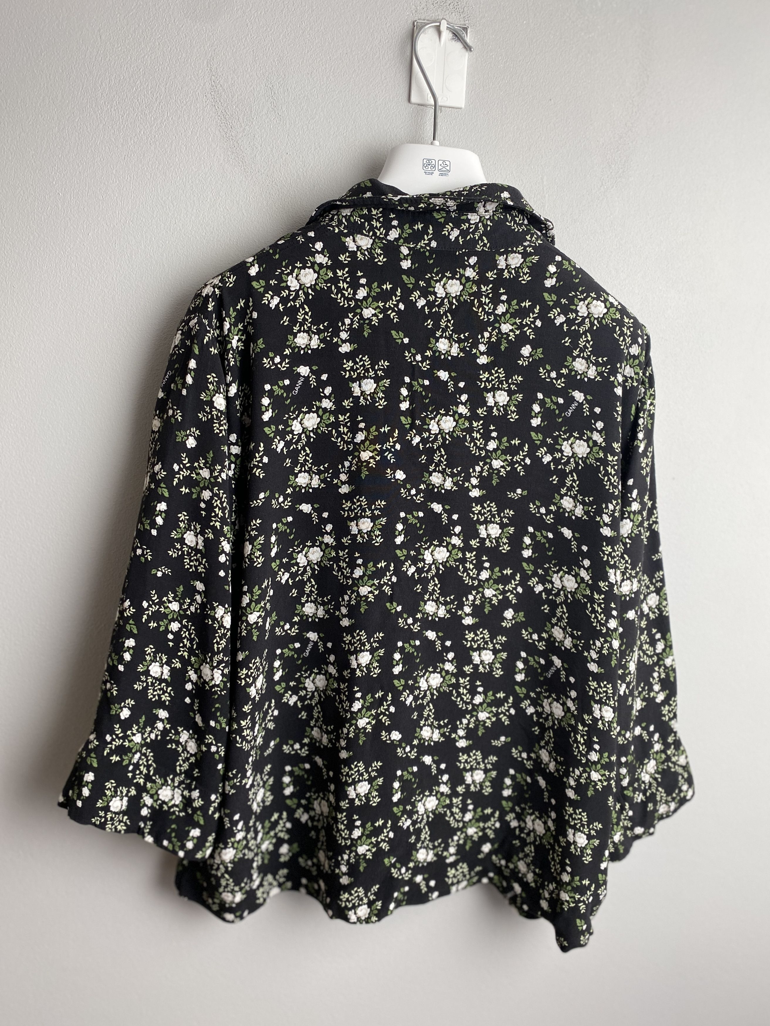 Ganni Ganni floral print shirt casual Size S / US 4 / IT 40 - 7 Thumbnail