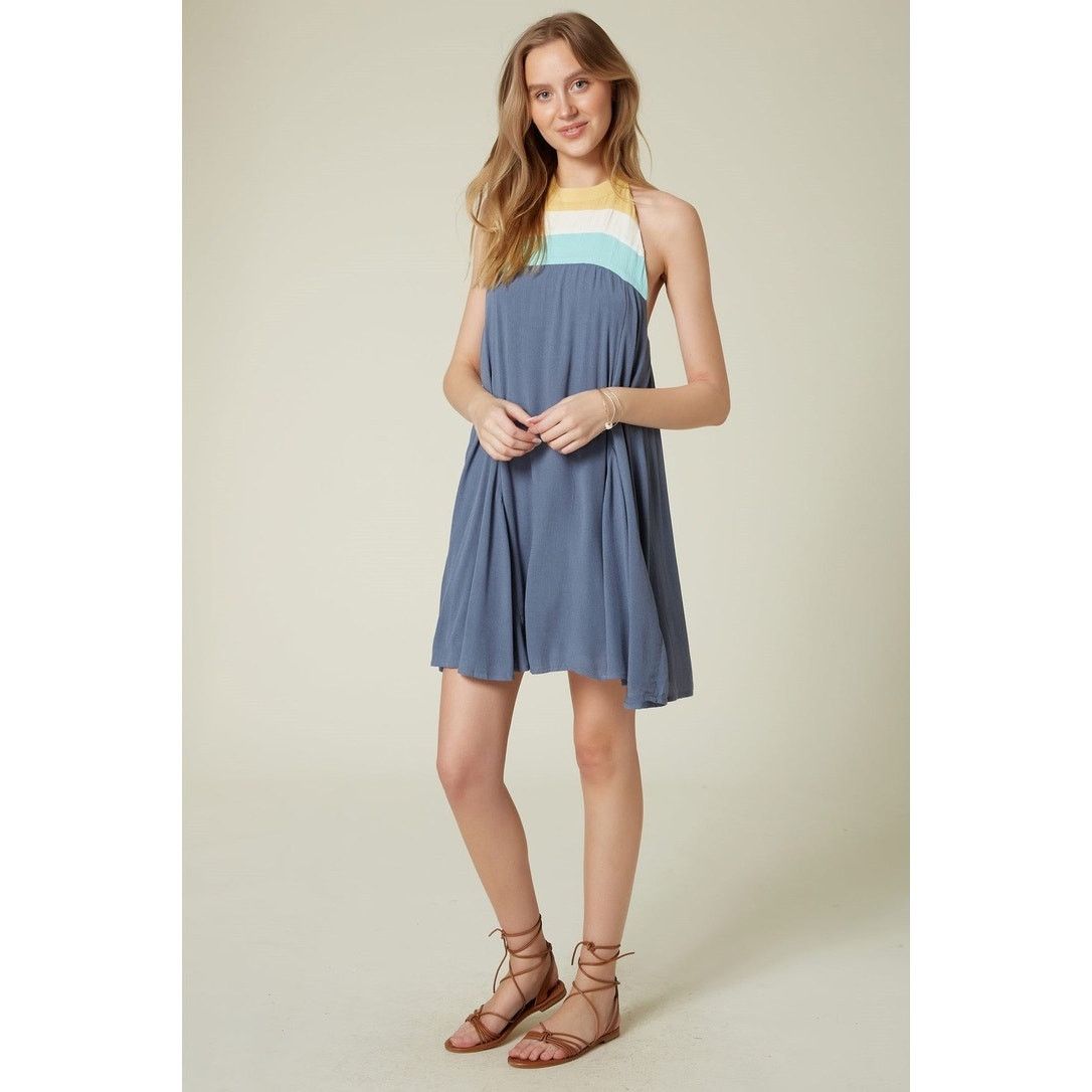 O'Neill NWT O'Neill Women's Halter Mini Dress Blue Size Medium Size M / US 6-8 / IT 42-44 - 5 Thumbnail