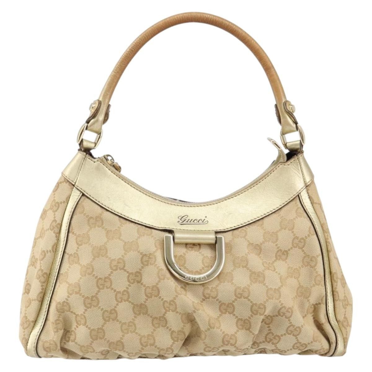 Gucci Gucci D Ring Hobo GG Canvas Size ONE SIZE - 1 Thumbnail
