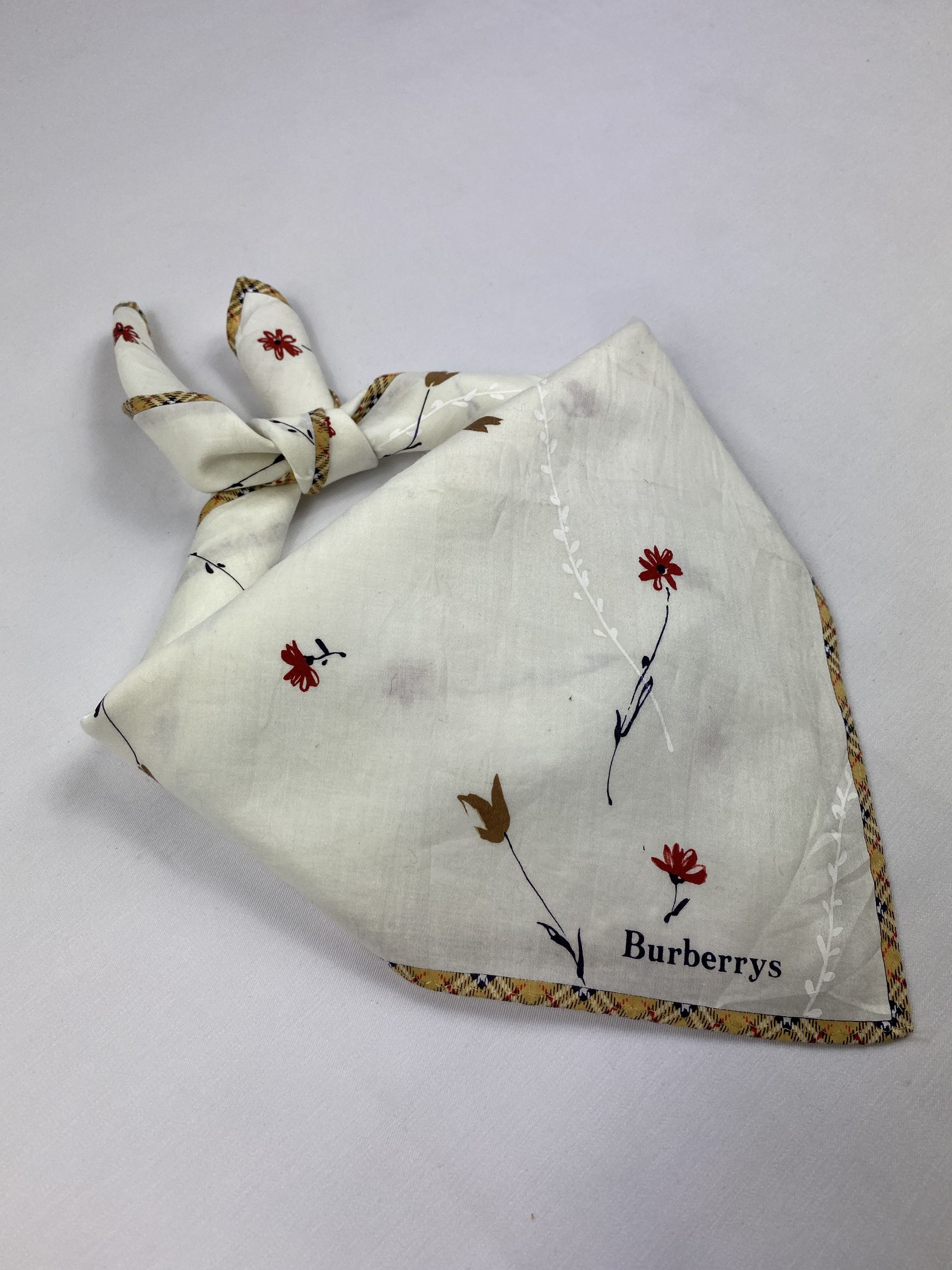 Burberry Burberry Handkerchief / Bandana / Neckerchief Size ONE SIZE - 2 Thumbnail