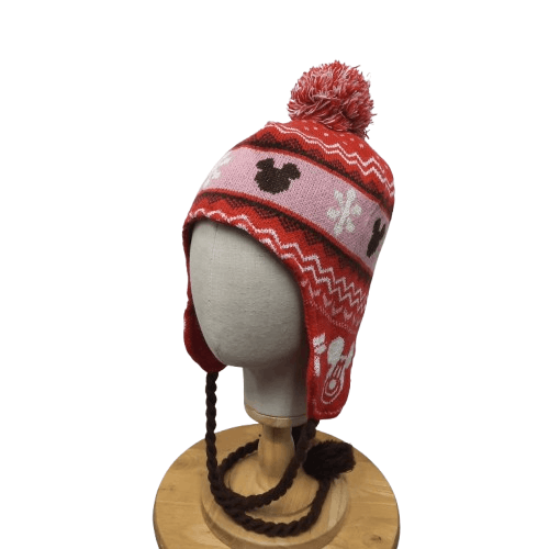 Japanese Brand 😽 Disney mickey mouse cartoon earflap beanie hat Size ONE SIZE - 1 Thumbnail