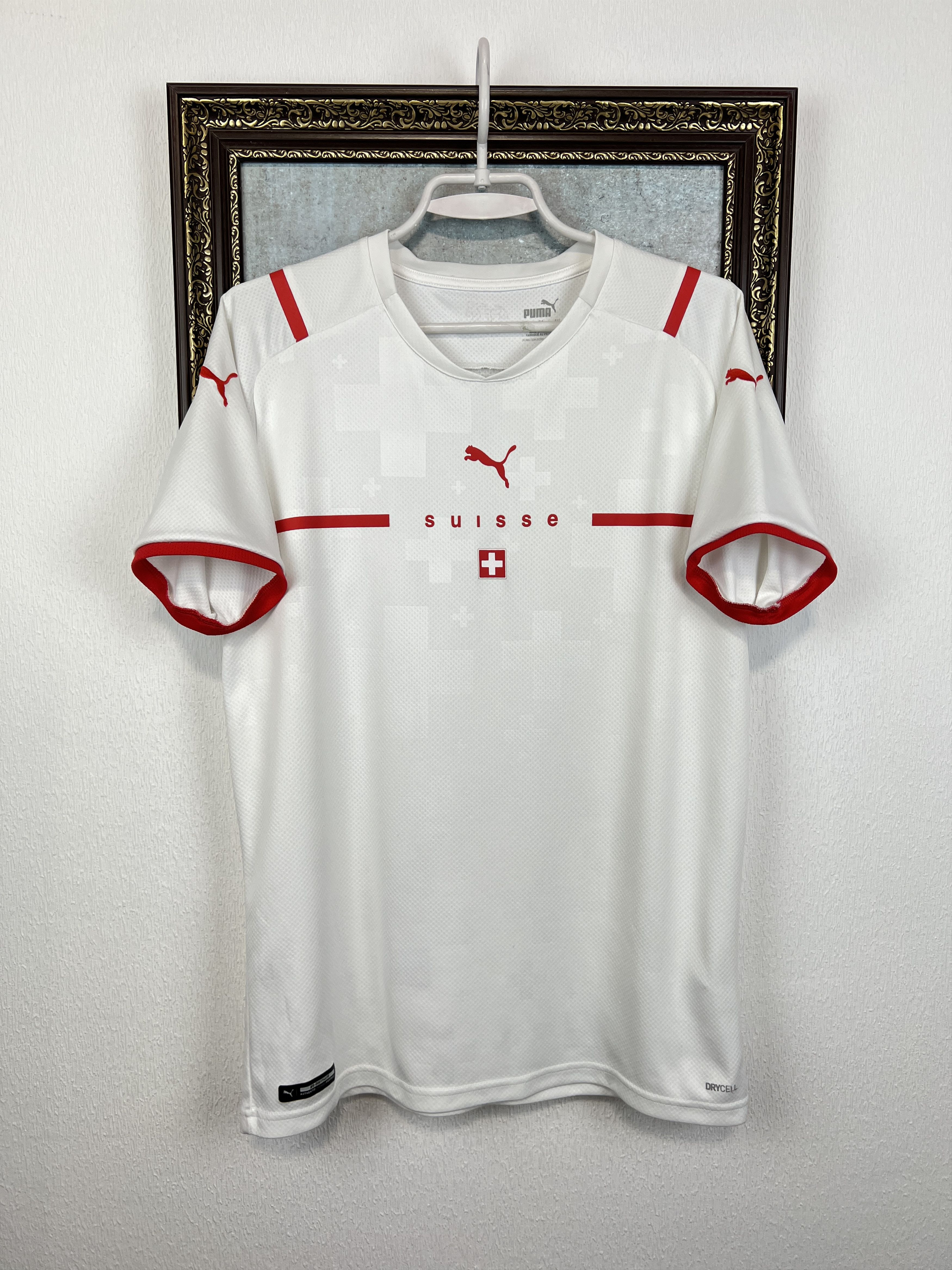 Puma Switzerland Football Shirt Soccer Jersey #10 Xhaka Trikot Size US M / EU 48-50 / 2 - 1 Thumbnail