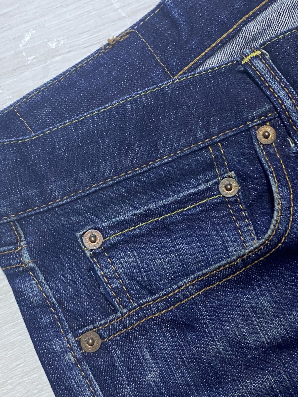Eternal Vintage Eternal Blue Wash Skinny Slim Fit Jeans Size US 34 / EU 50 - 7 Thumbnail