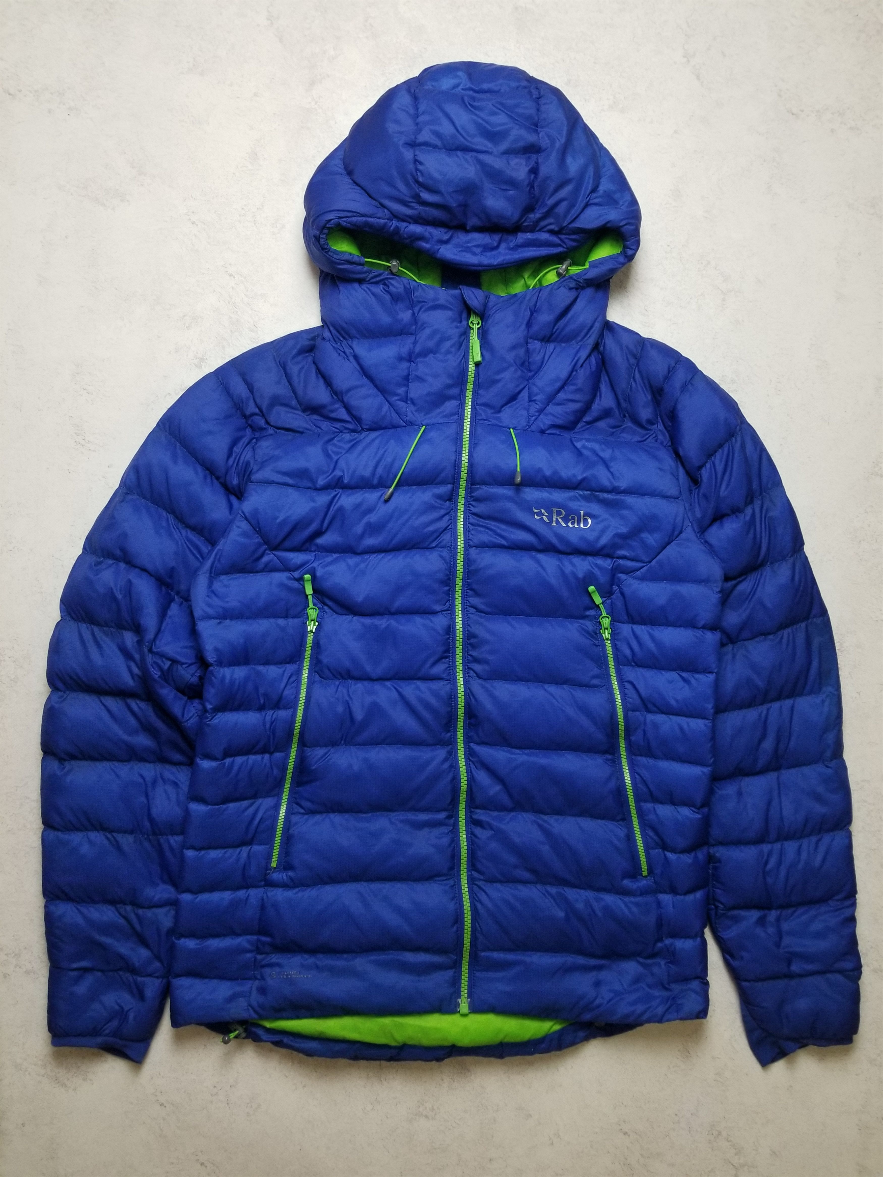 Rab Rab Electron Down Puffer Jacket Blue Green Pertex Size US S / EU 44-46 / 1 - 1 Thumbnail