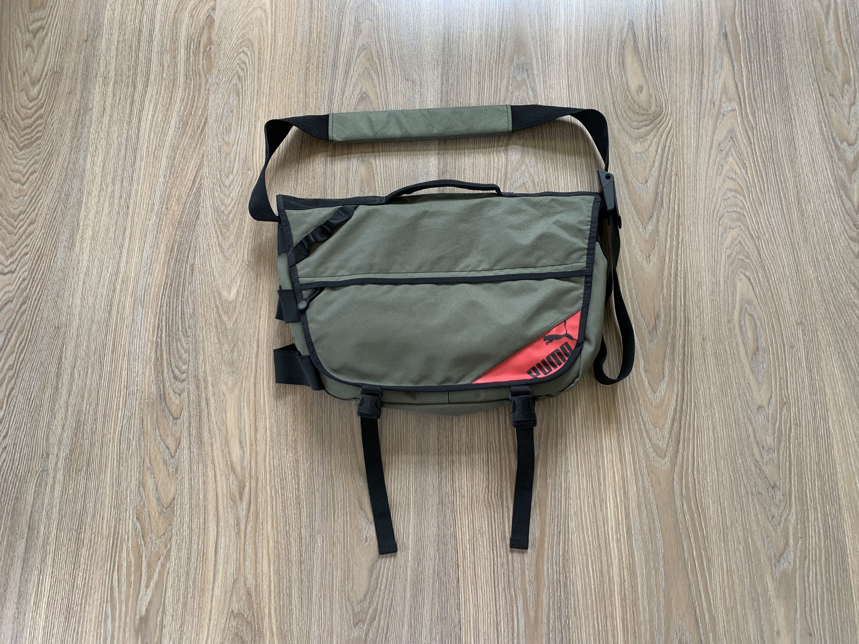 Puma Puma Vintage Khaki Messenger Bag Size ONE SIZE - 1 Thumbnail